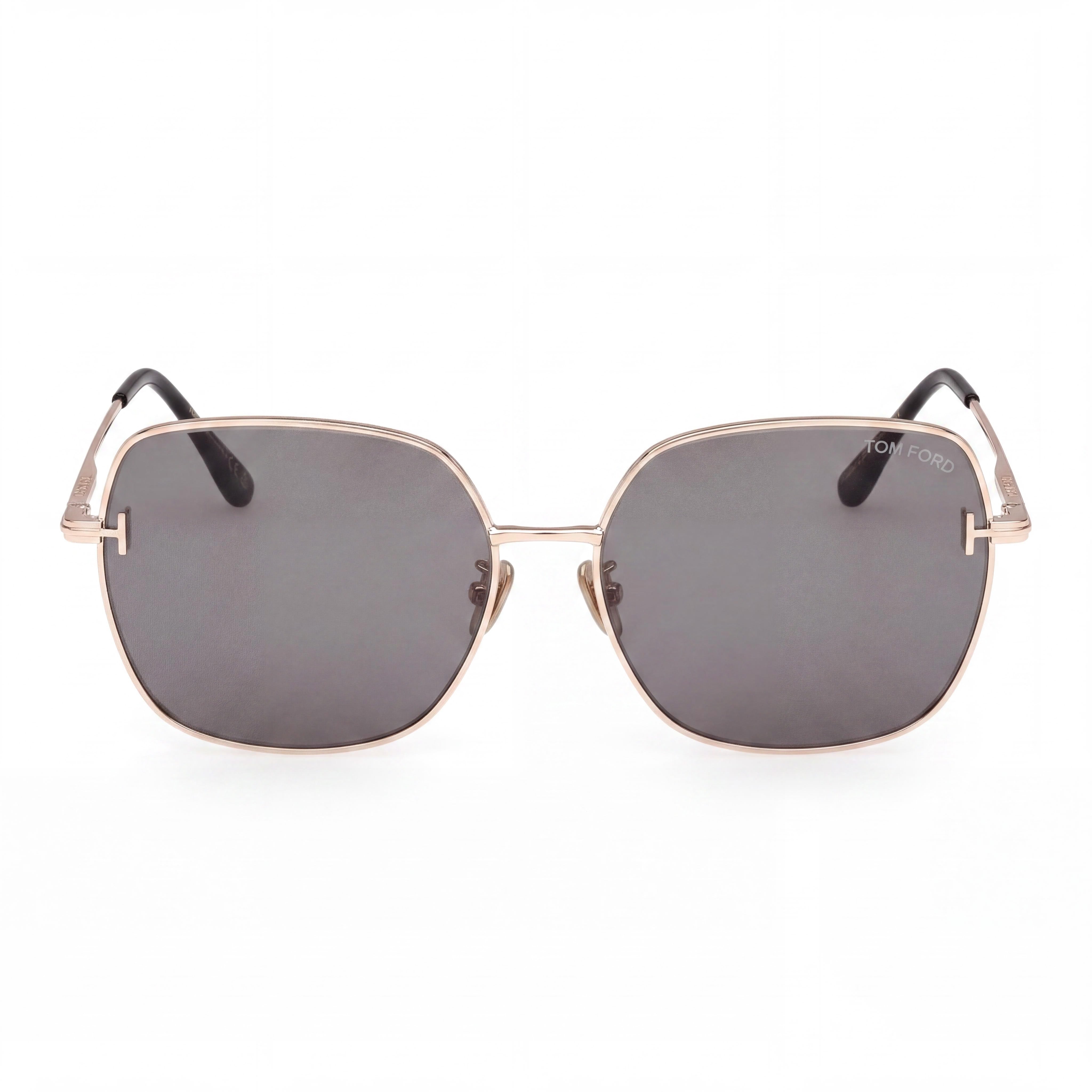 Tom Ford Classic Rose Gold Metal Unisex Non-Polarized Eyewear 59mm, Photo 2
