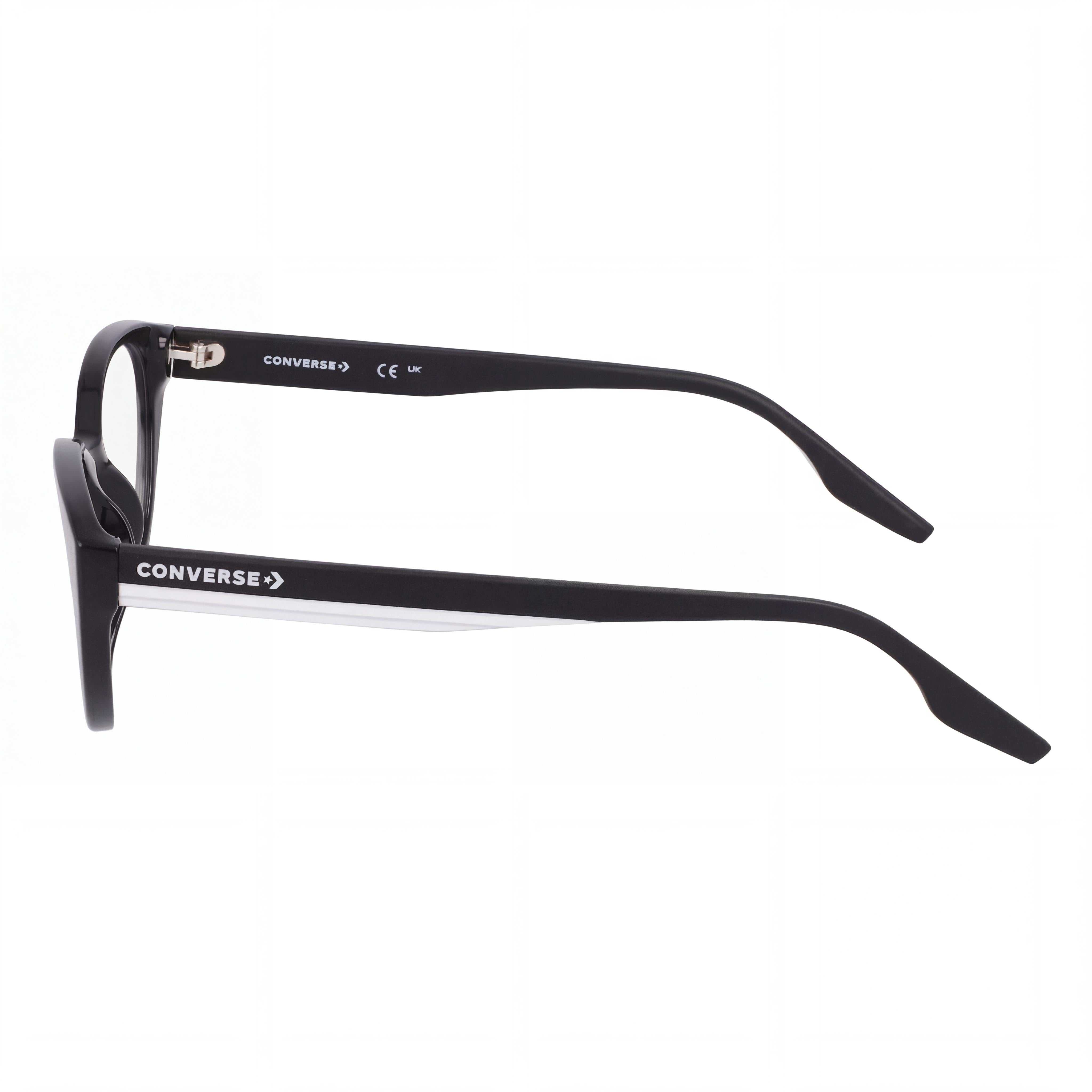 Converse Cv5112 Women's Black Eyeglasses Frames with 52mm Lens Width, 18mm Bridge Width, 140mm Temple Length, Photo 2