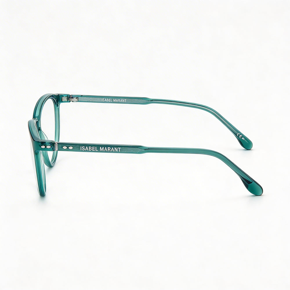Gafas de sol para mujer Isabel Marant Im 0065 con montura de acetato verde azulado y lentes de policarbonato, 55-16-140 mm