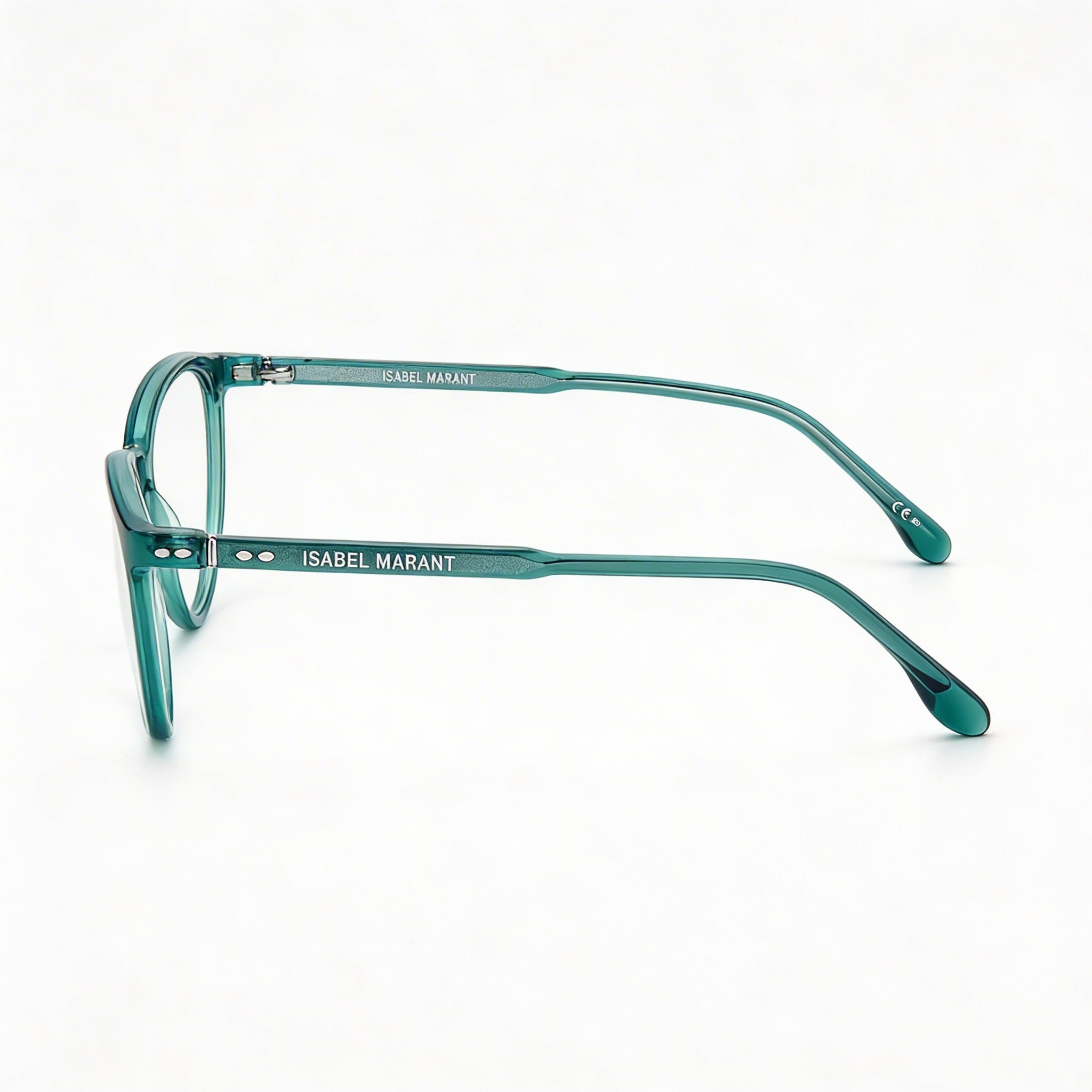 Isabel Marant Im 0065 Women's Teal Acetate Frame Sunglasses with Polycarbonate Lenses, 55-16-140mm, Photo 3