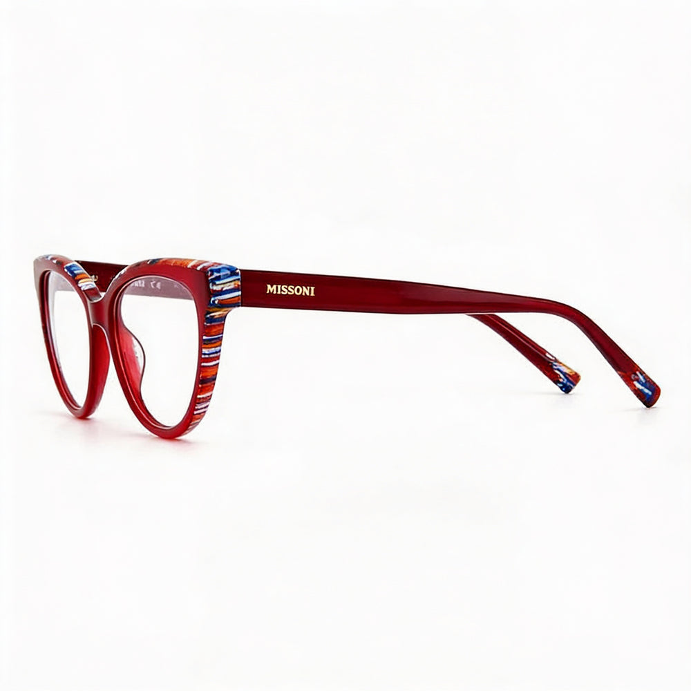 Gafas de sol Missoni MIS 0091 para mujer, montura de acetato, lentes de policarbonato, diseño burdeos, 52 mm