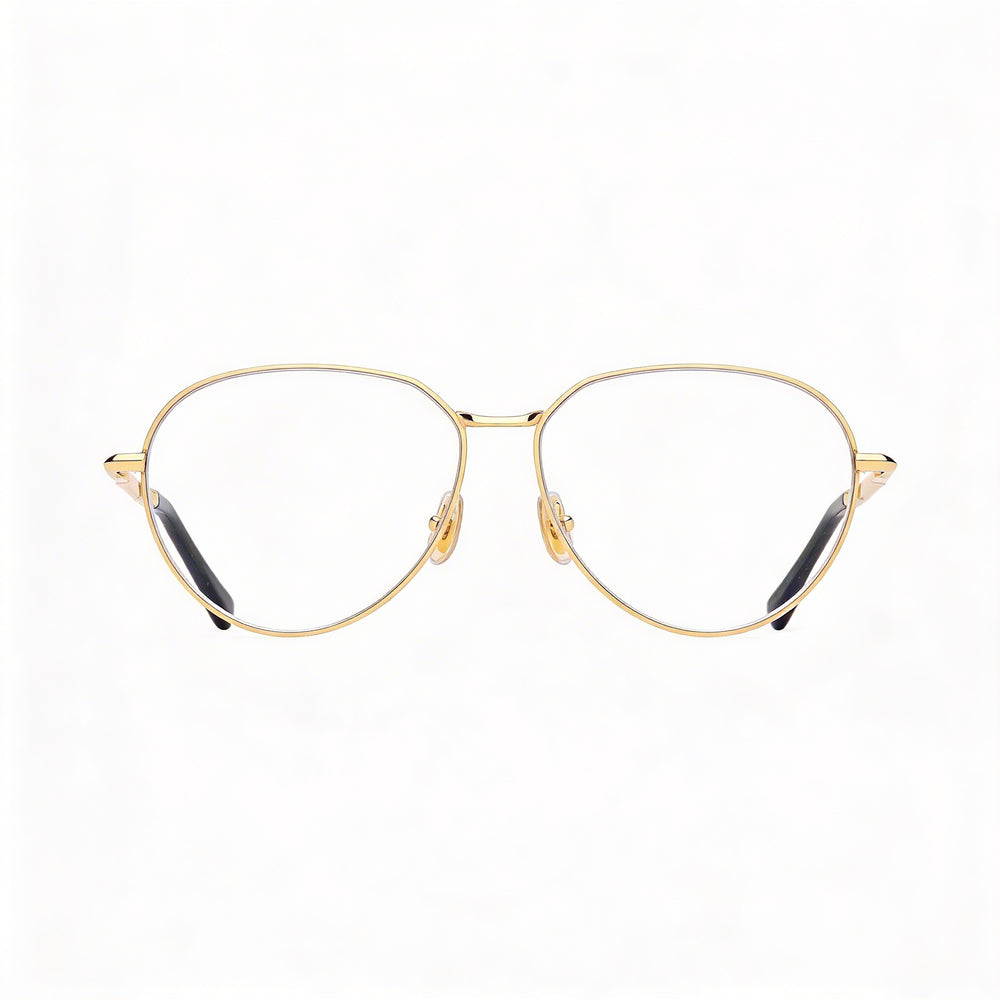 MaxMara Mm5178 Women's Metal Sunglasses with Shiny Deep Gold Frame & Lenses, 56mm Lens Width