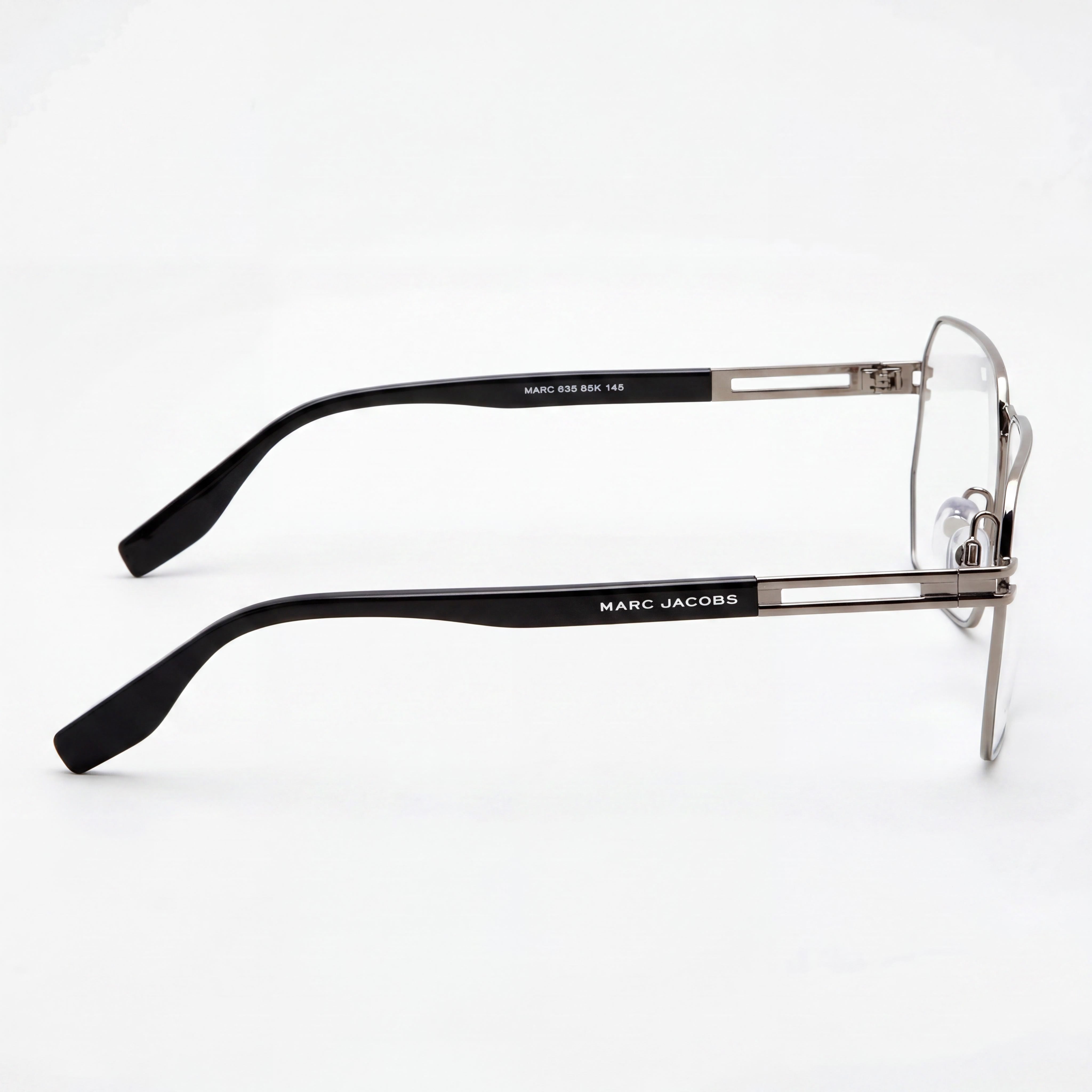 Marc Jacobs Marc 635 Unisex Metal Frame Ruthenium Black Polycarbonate Lenses Optical Eyewear 59mm, Photo 2