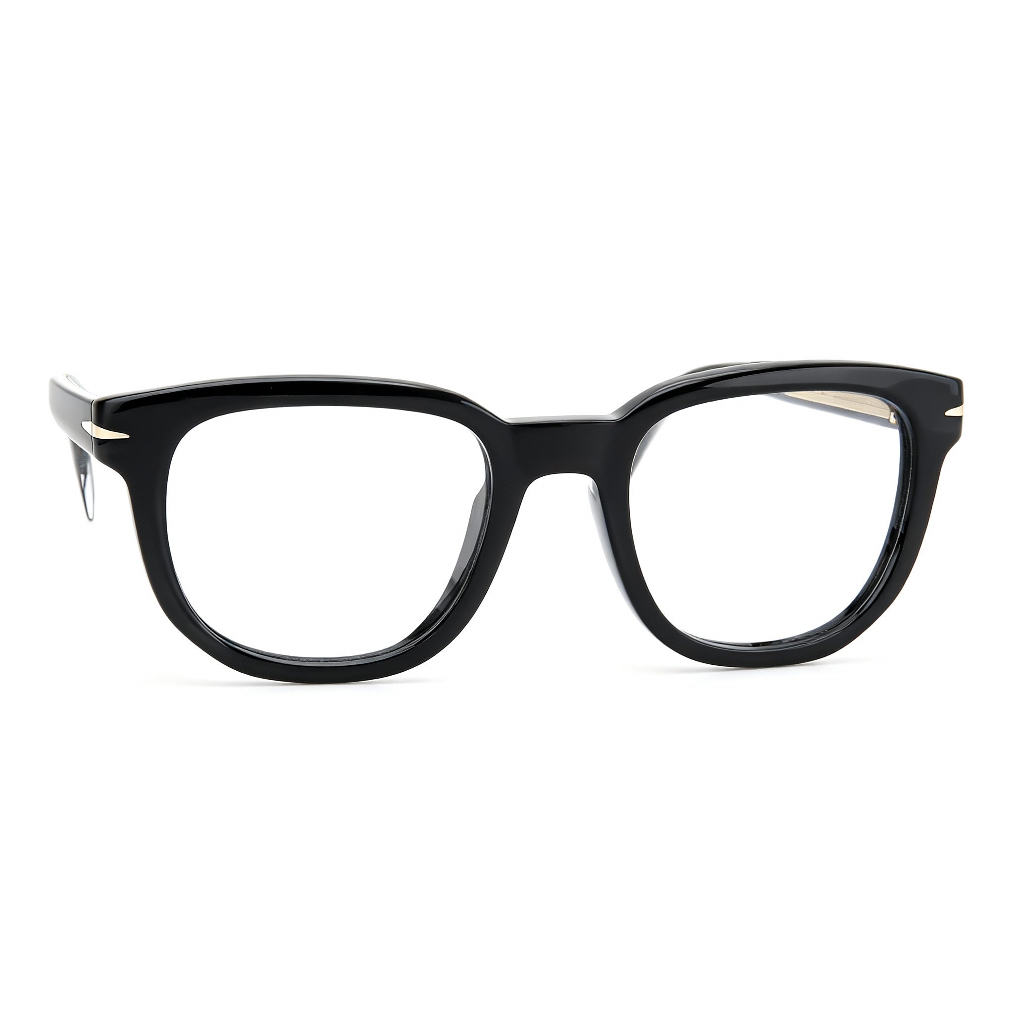 David Beckham DB 7097 Unisex Sunglasses with Black Plastic Frame and Non-polarised Black Lenses 50mm, Photo 3