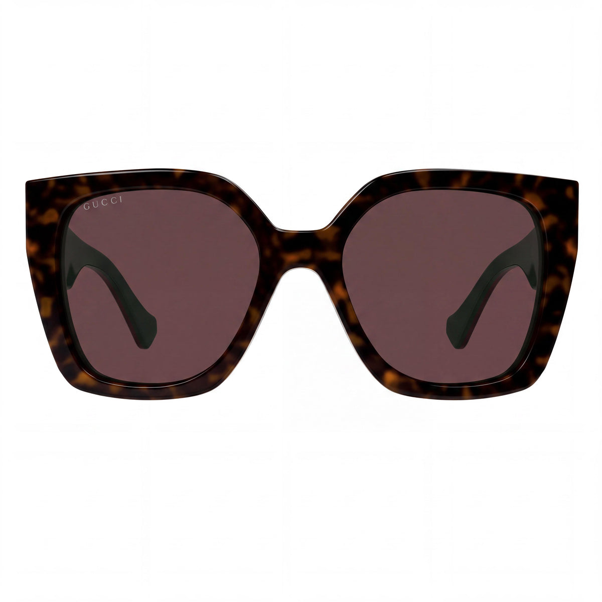 Gucci GG1300S 002 Women's Square Sunglasses, Recycled Acetate Havana Frame, Brown UV Protection Lenses, 55mm, Photo 2