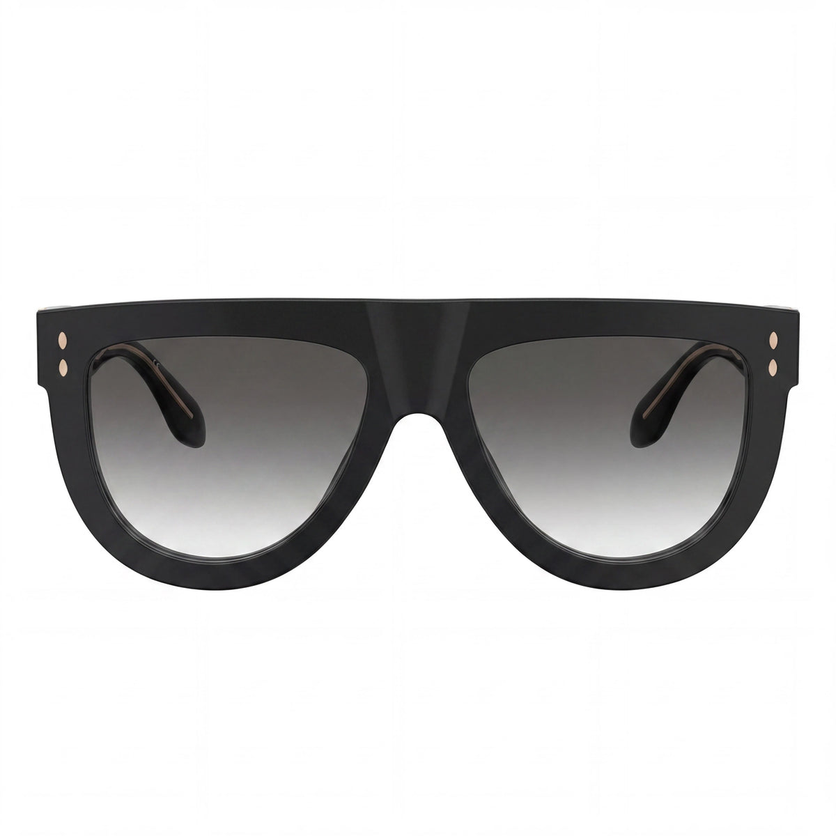 Gafas de sol modernas para mujer Isabel Marant Negras Acetato Protección UV Cristales Grises Degradados 57mm, Photo 2