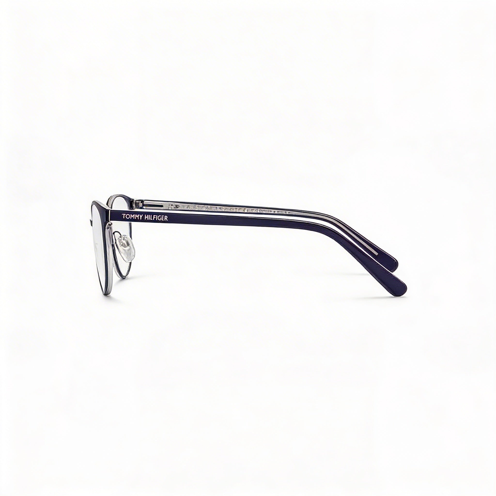 Tommy Hilfiger Th 1778 Eyeglasses for Unisex, Featuring Blue Crystal Stainless Steel Frame, 53mm, Photo 3