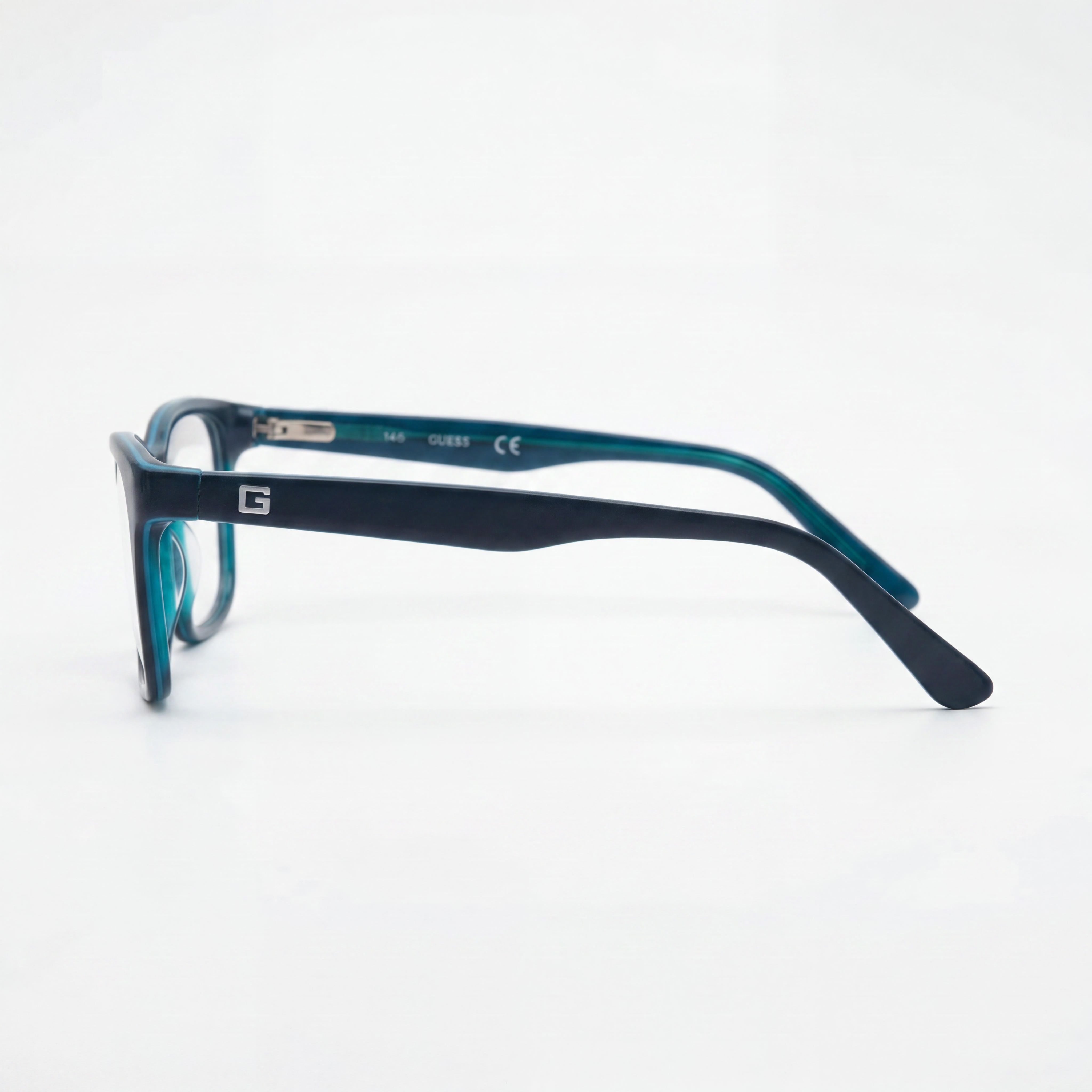 Gafas ópticas GUESS GU9184 de mujer, armazón rectangular de plástico azul pantografiado 50-16-130, Photo 2