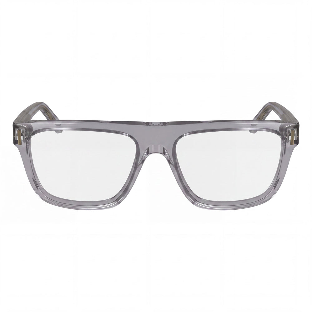 Salvatore Ferragamo Sf2997 Men's Light Crystal Grey Acetate Frame Eyeglasses, Lens Width 55mm