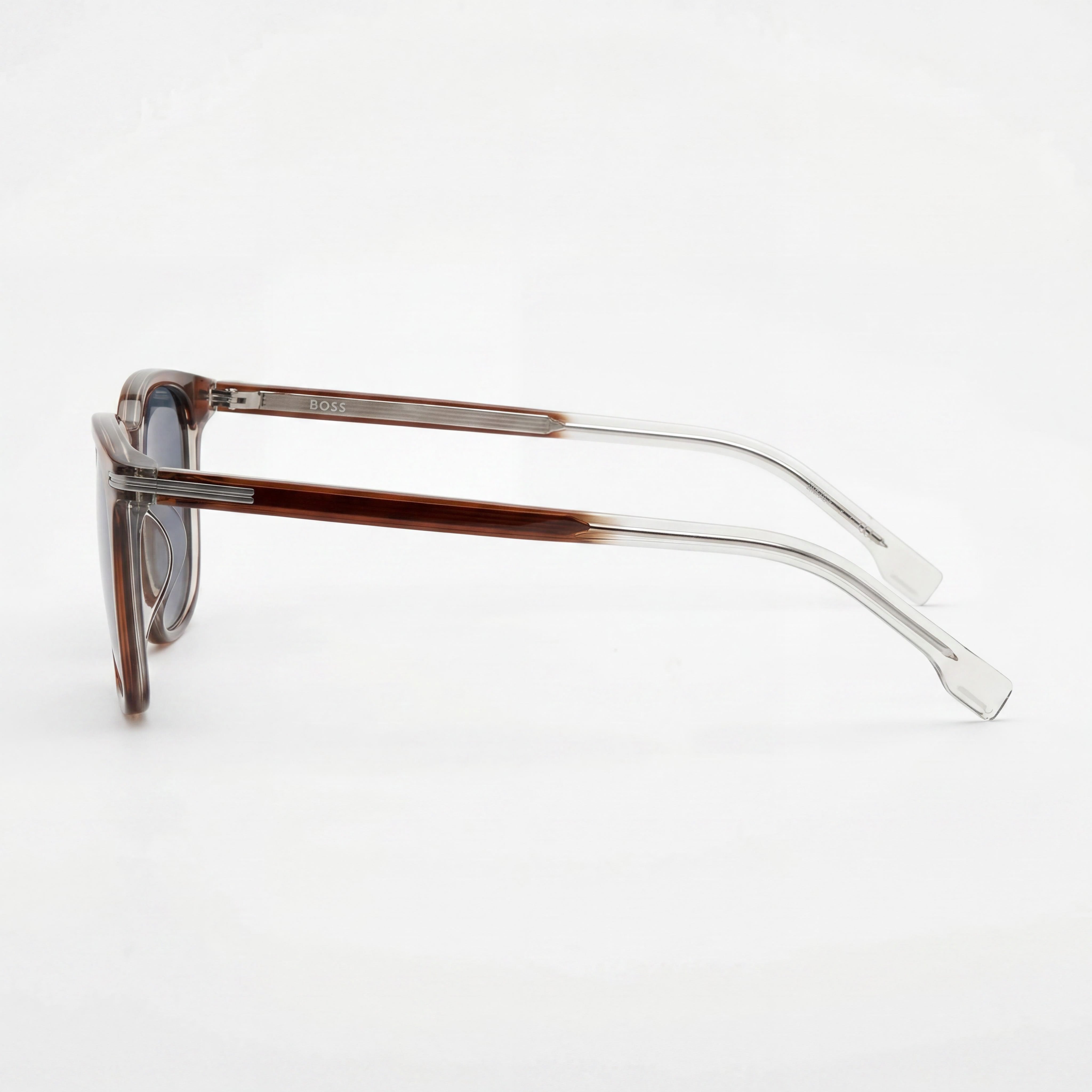 Hugo Boss 1668/F/Sk Men’s Brown Acetate Blue Lens 56mm Non-Polarized 100% UV Protection Sunglasses, Photo 3