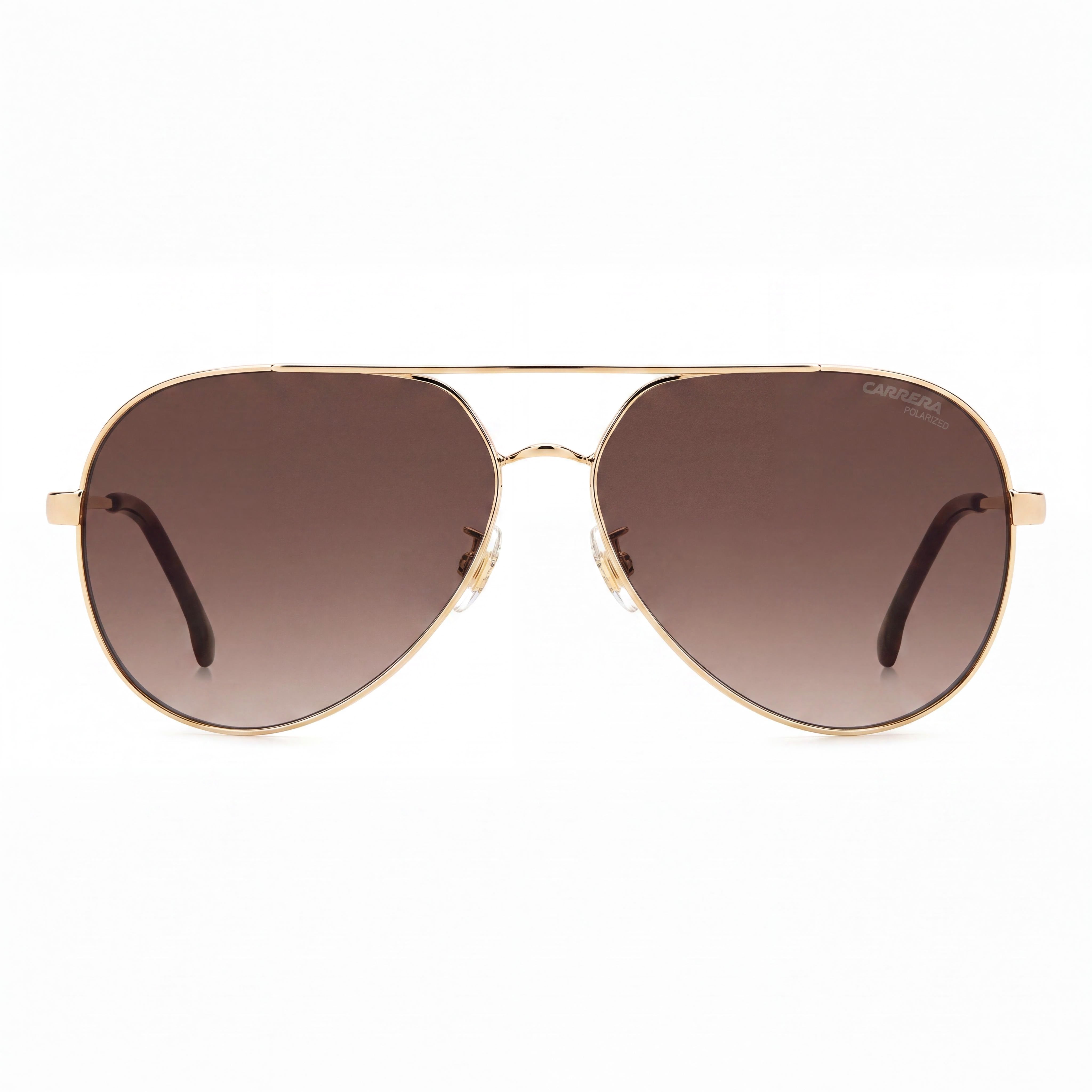 Gafas de sol Carrera de mujer 3005/S con montura de plástico dorado y marrón degradado, lentes marrones degradadas, protección 100% UV, 63 mm, Photo 2