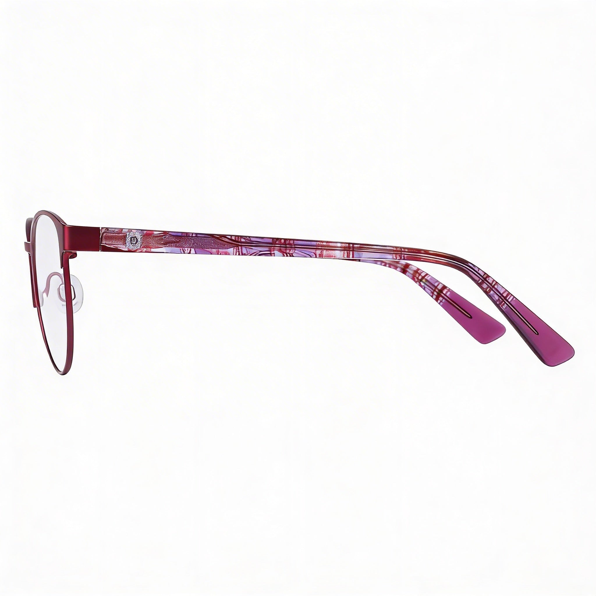 Anne Klein Ak5097 Men's Eyeglasses Frames with Metal Plum Frame, Polycarbonate Lenses, 53mm Lens Width, Photo 2