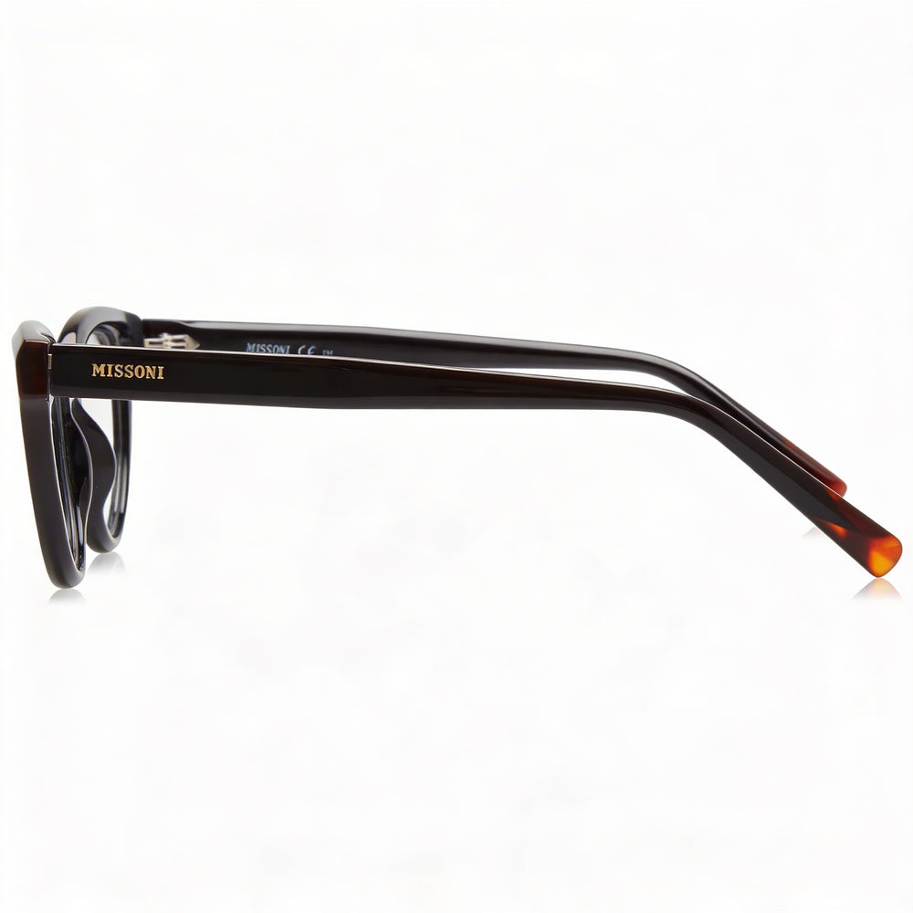 Gafas de sol Missoni Mis 0091 Modern para mujer, de acetato, color negro habano, con lentes de policarbonato de 52 mm