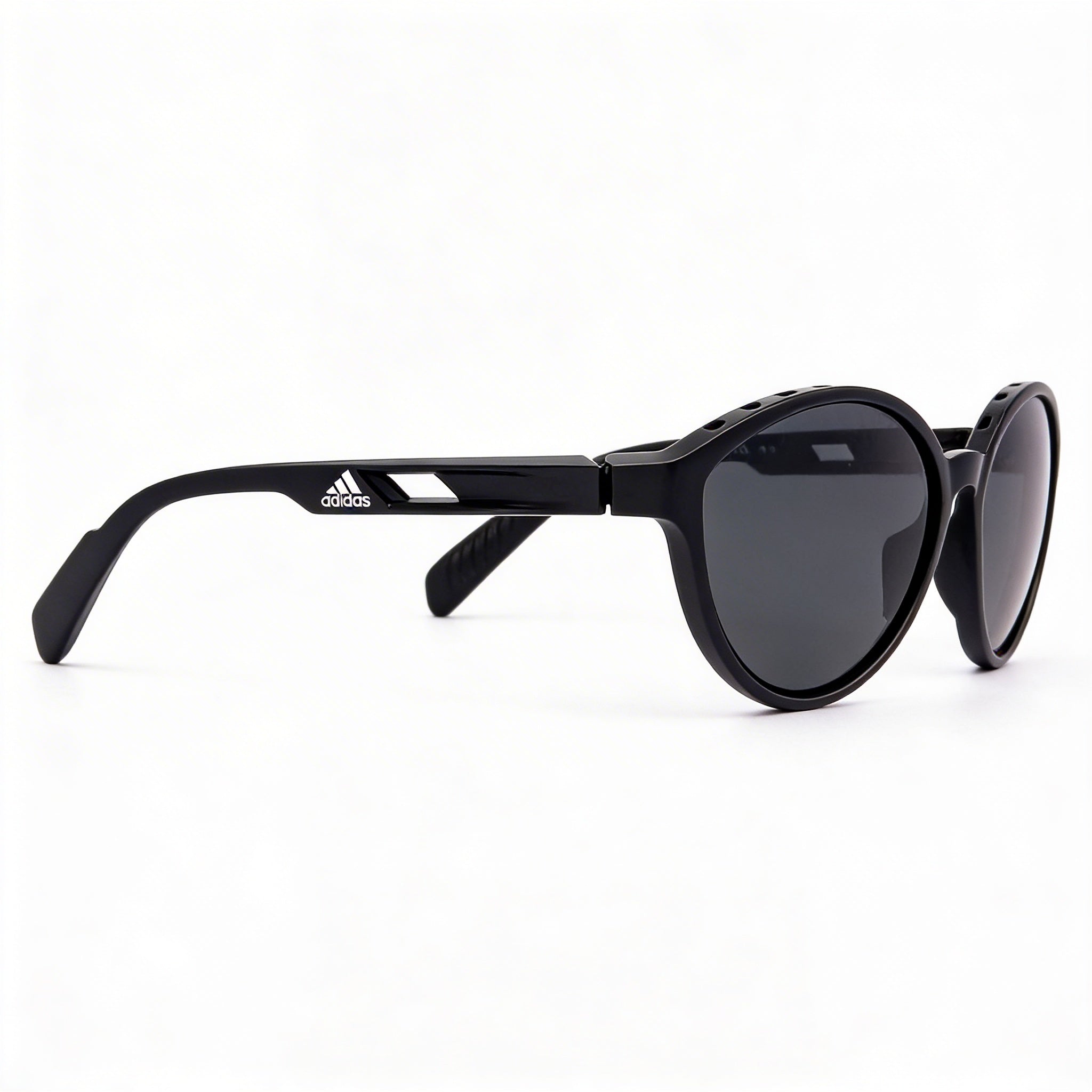 Adidas Sp0012 Gafas de Sol para Mujer, Montura de Plástico Negro Brillante, Lentes Grises Degradadas, Protección UV 61-16-125, Photo 3
