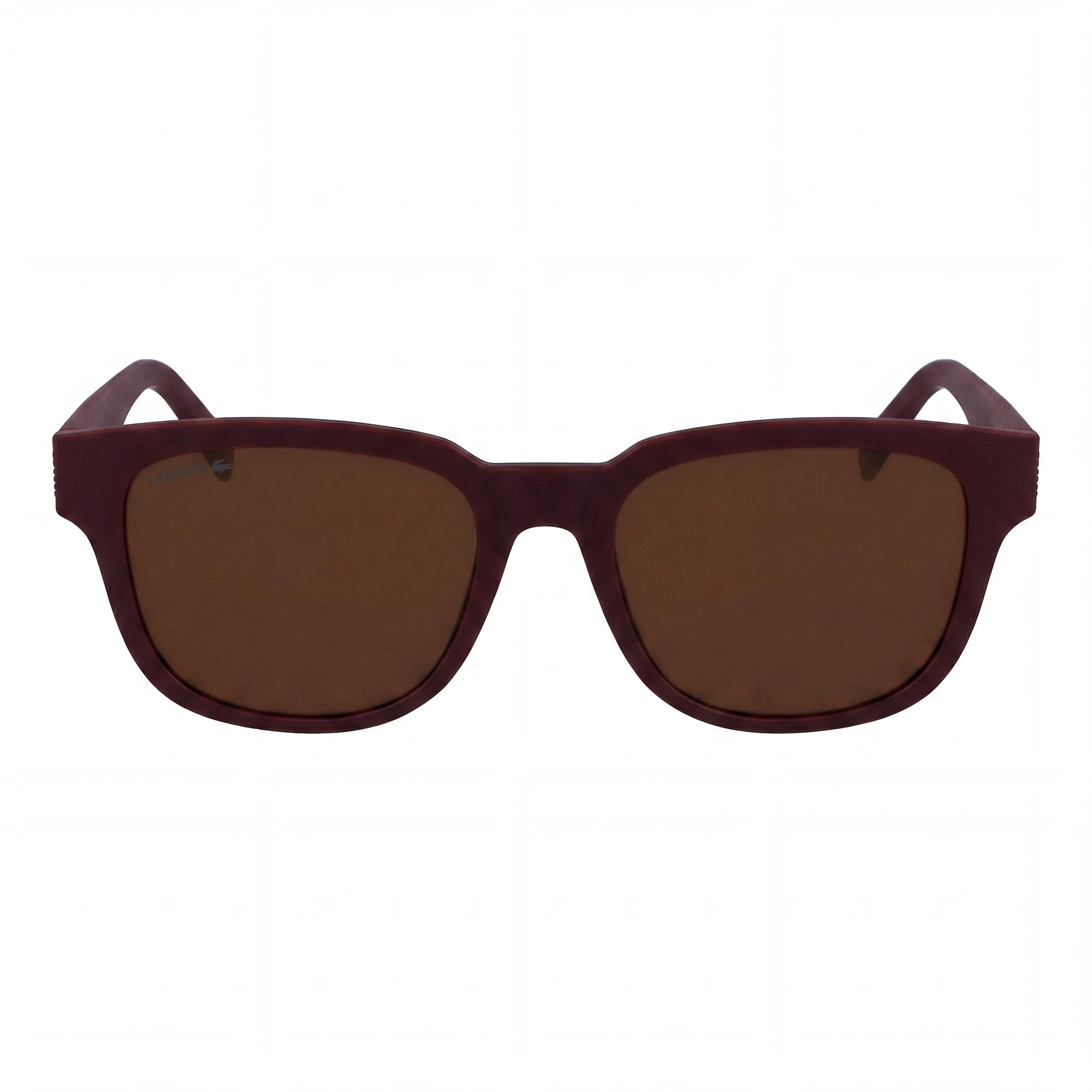 Gafas de sol Lacoste modernas unisex de plástico mate rojo no polarizadas con protección UV 53 mm, Photo 2
