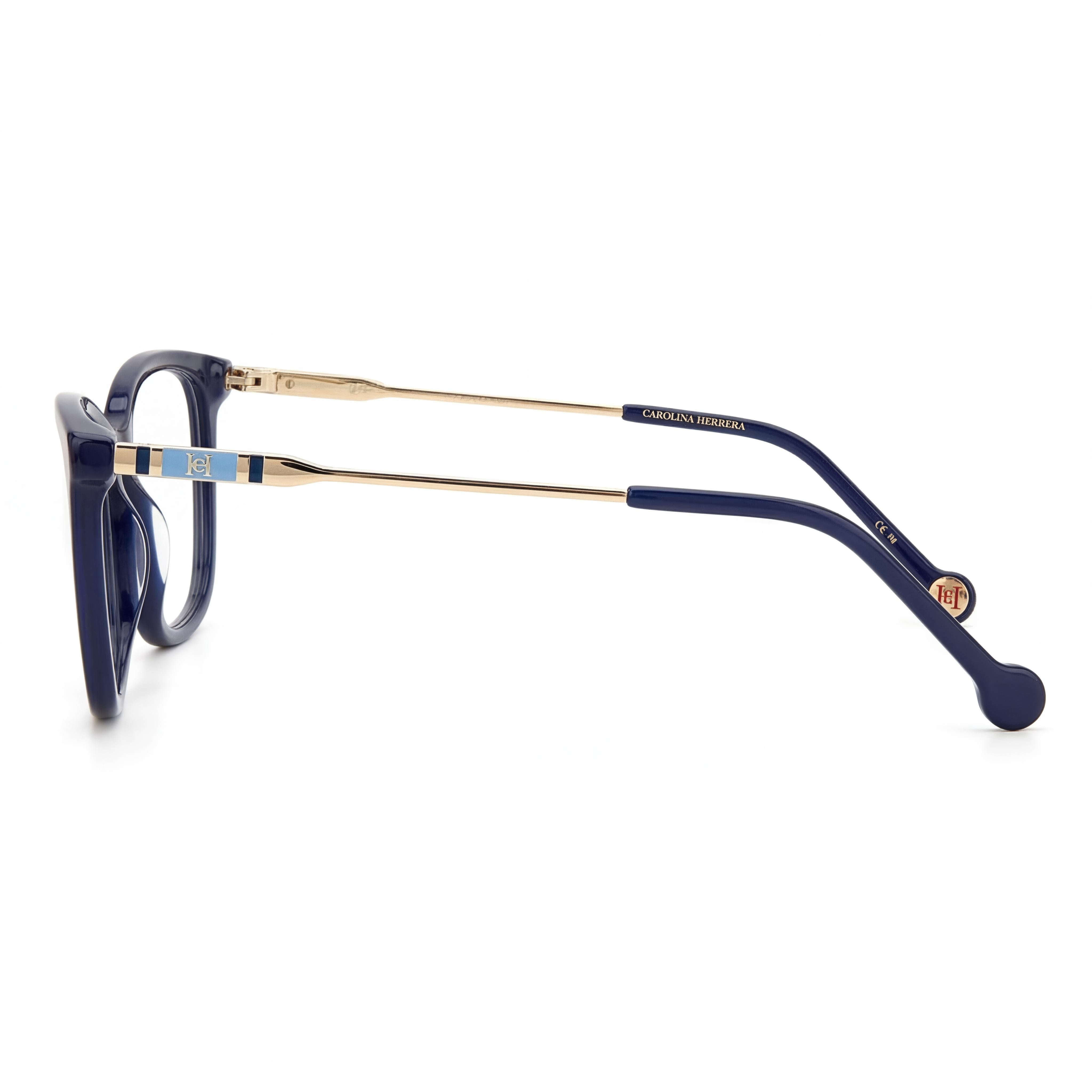 Carolina Herrera CH 0071 Montura óptica de acetato azul para mujer 54-18-145, Photo 2