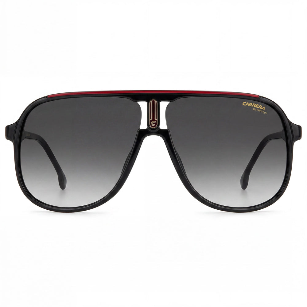 Carrera Contemporary Unisex Injection Propionate UV Protection Non-Polarized Sunglasses Black Red 62mm