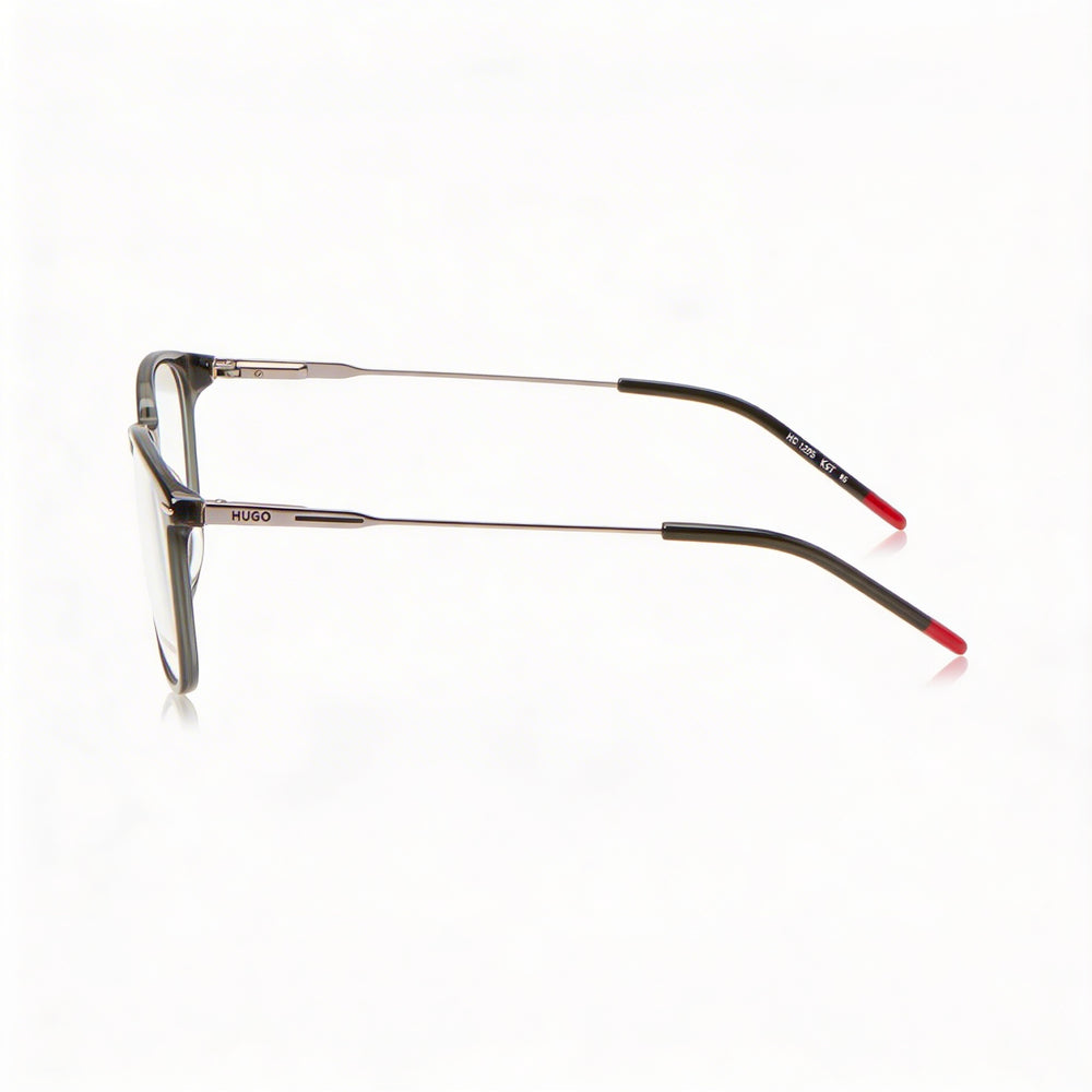 Gafas de sol HUGO Hg 1205 de estilo moderno con montura de magnesio, unisex, gris, ancho de lente de 52 mm, lentes de policarbonato