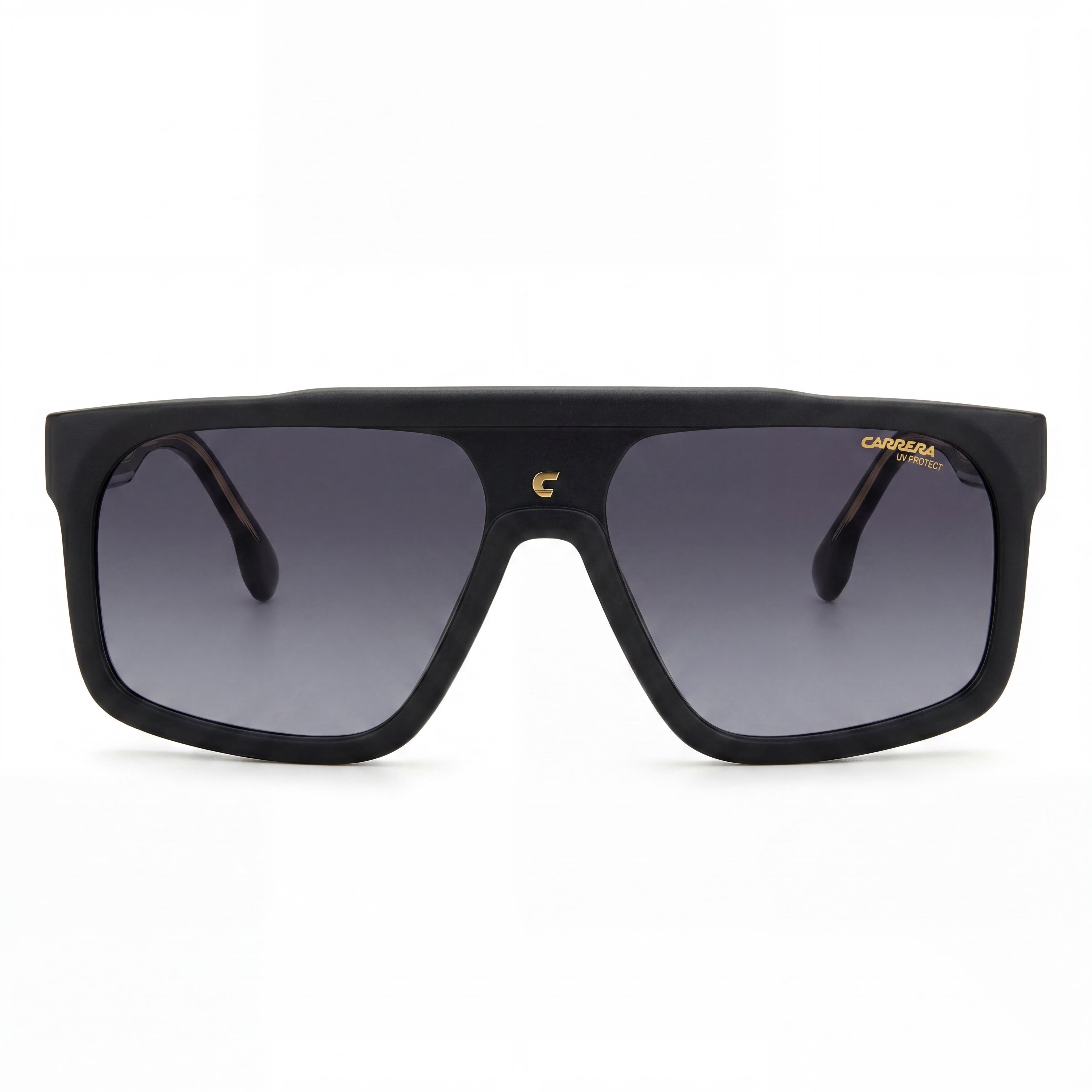 Carrera CARRERA 1061/S Classic Unisex Matte Black Acetate Rectangular Grey Shaded Polyester UV Protection 59mm Sunglasses, Photo 2