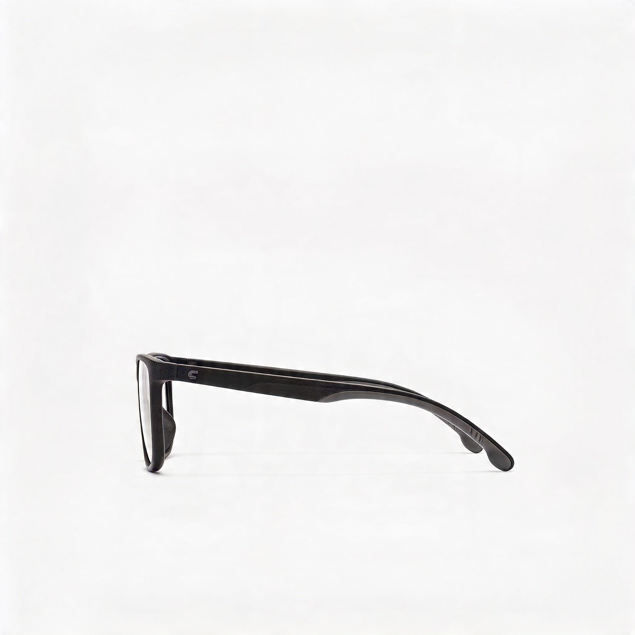 Carrera Modern Unisex Matte Black Grey Polyamide Frame Polycarbonate Lens Eyeglasses 55mm, Photo 3