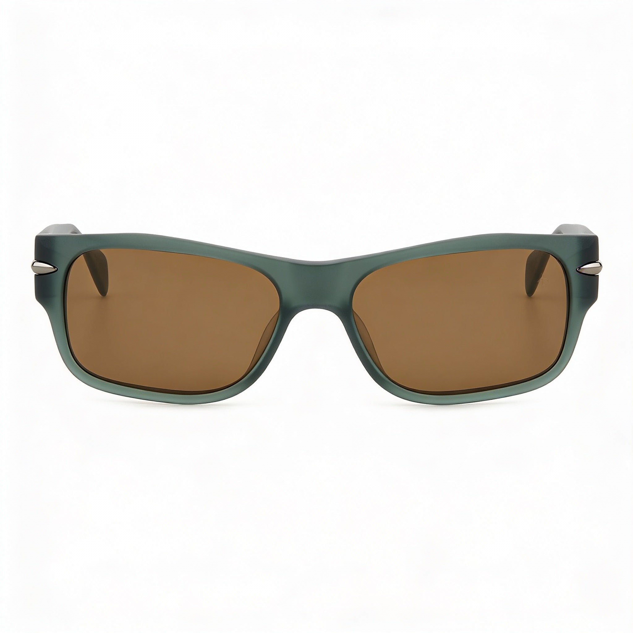 rag & bone Casual Men's Acetate Sunglasses, Green Frame, Brown Non-Polarized Lenses 55mm, Photo 2