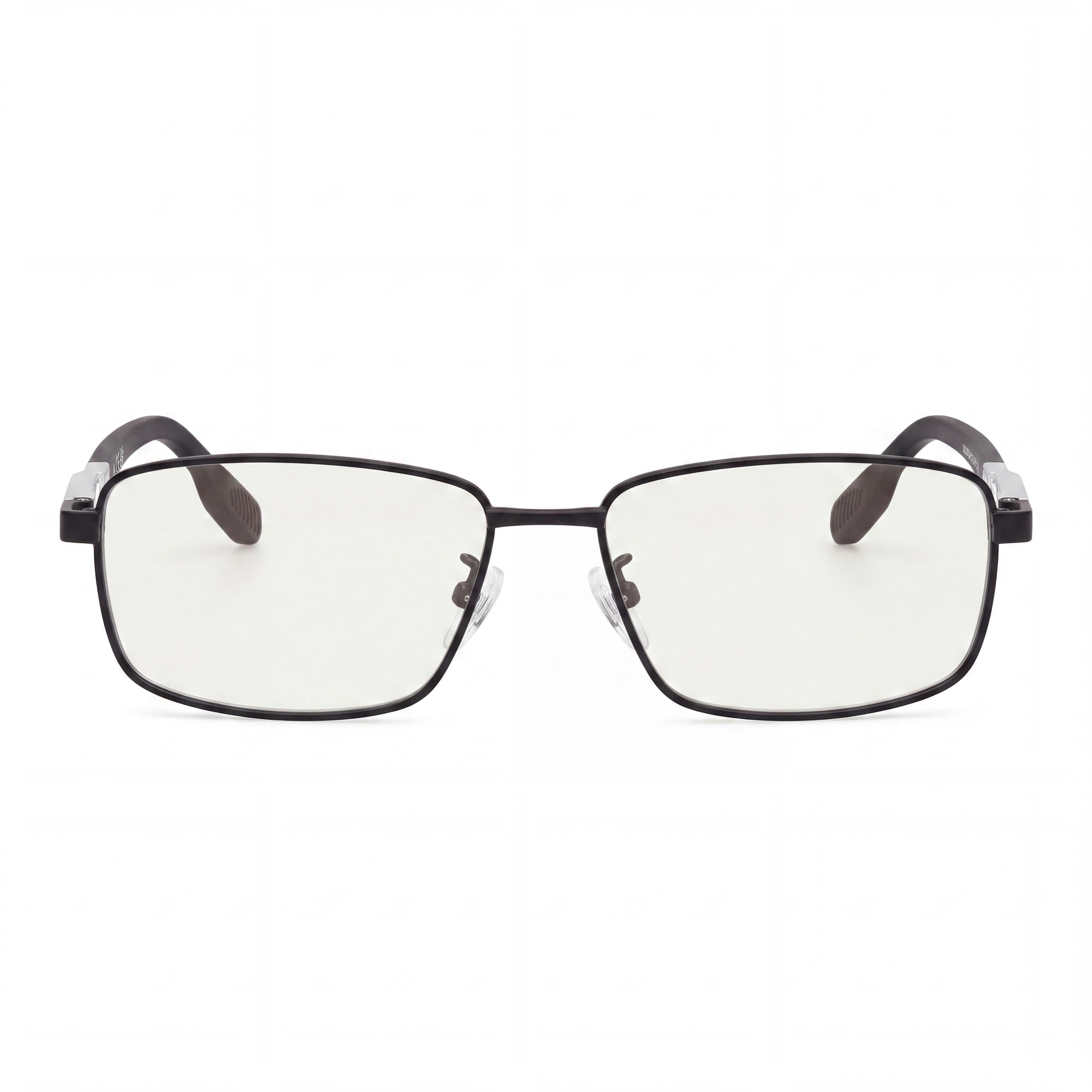 Adidas Casual Unisex Metal Matte Black Transparent Eyeglasses 55-15-145, Photo 2