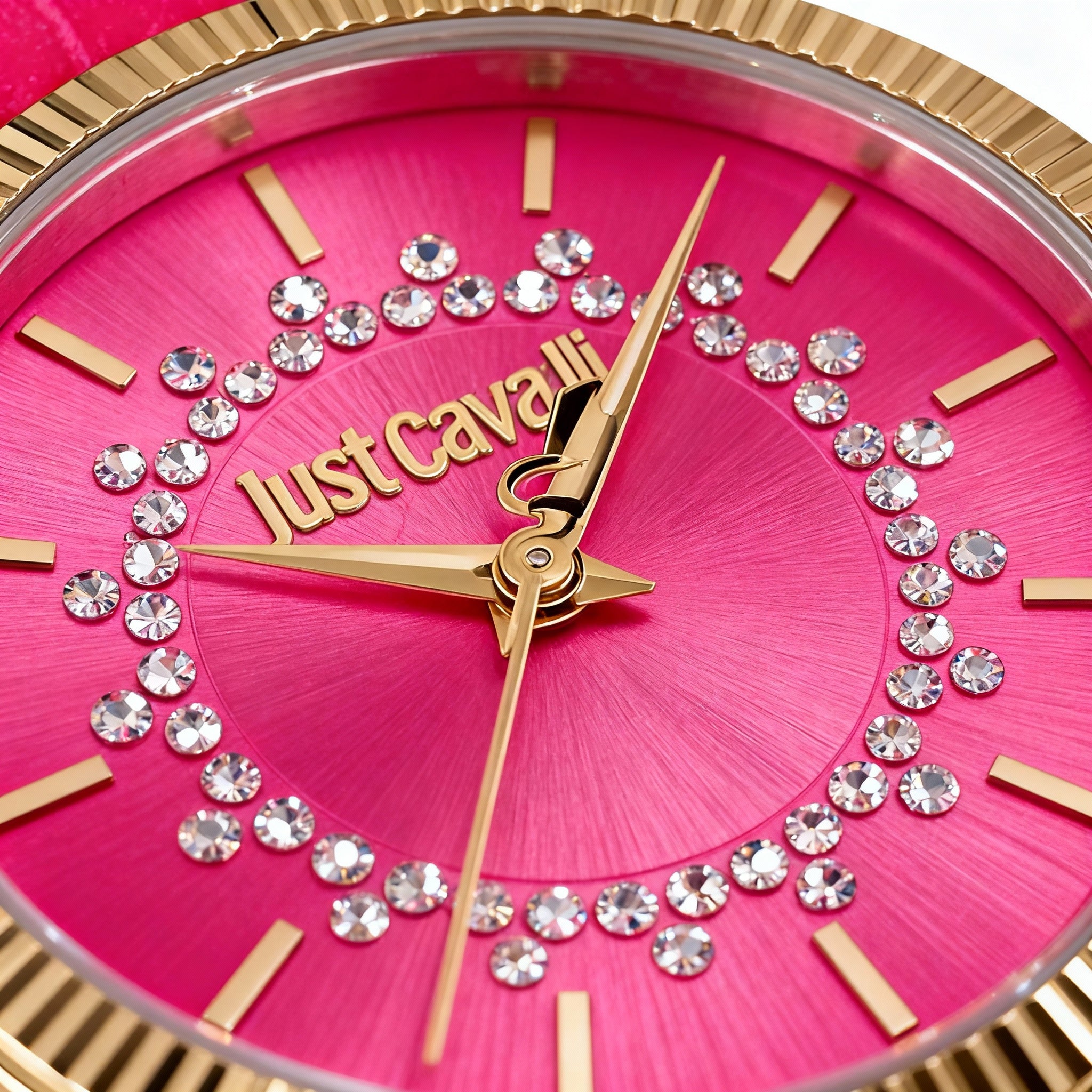 Just Cavalli strip Style Women's Multicoloured Design Shock Resistant Movement Fashion Wristwatch, Photo 3