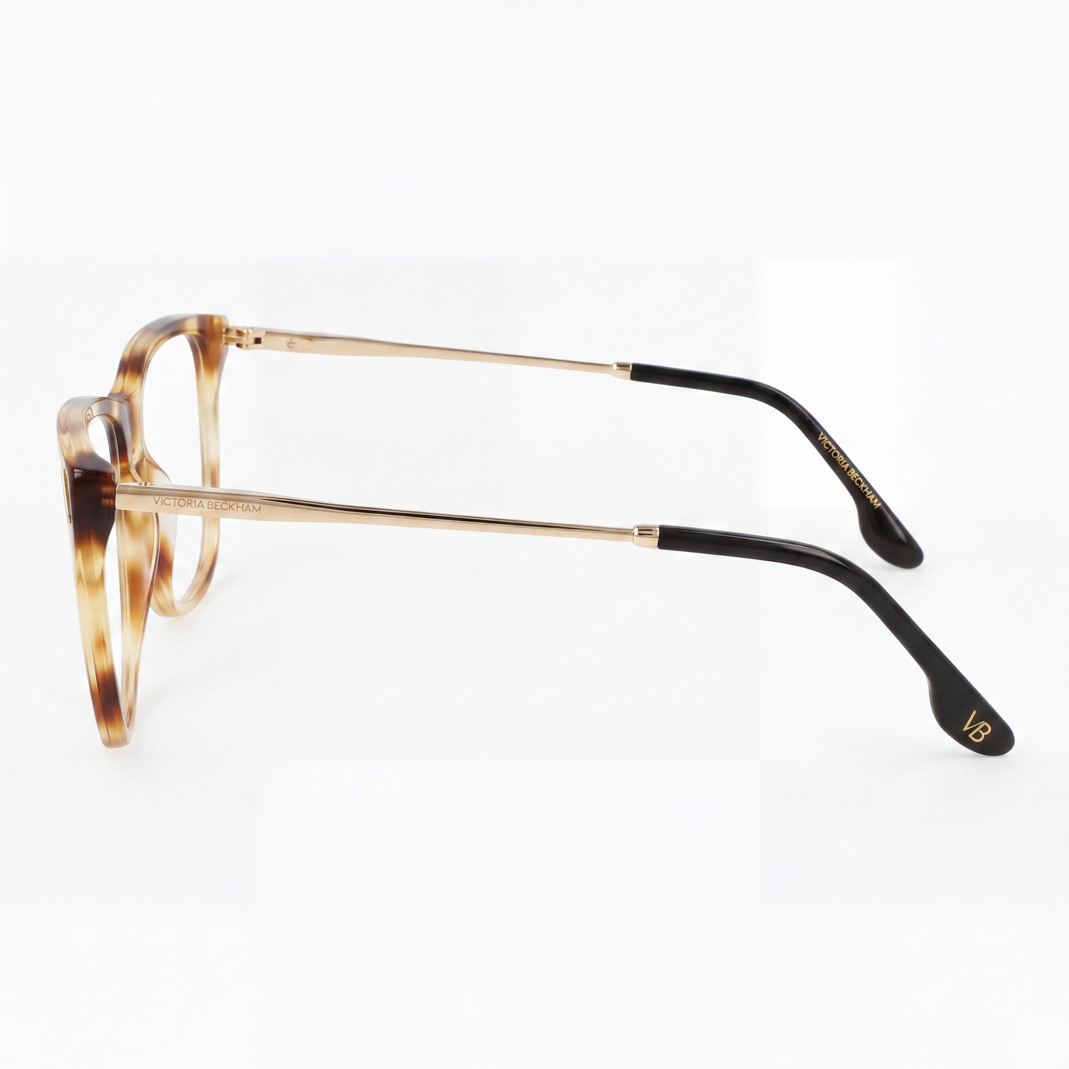 Victoria Beckham Modern Men's Blonde Havana Acetate 56mm Sunglasses, Photo 3