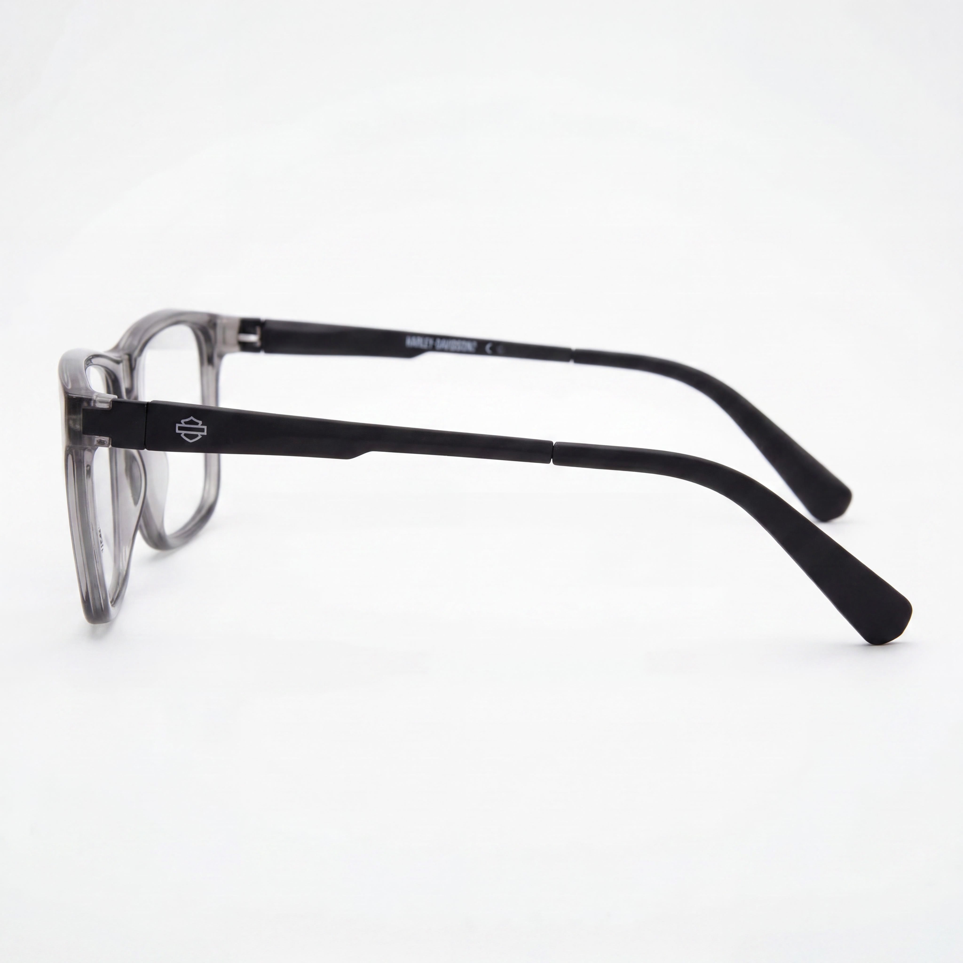 Harley-Davidson Hd0145t Gafas de Plástico Inyectado Cuadradas de Montura Completa Unisex Grises 50-14-130, Photo 2