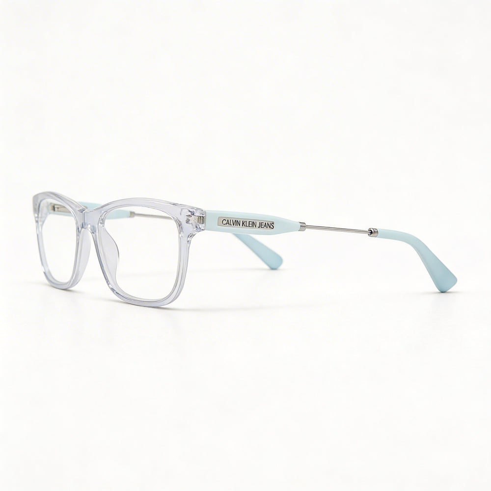 Calvin Klein Jeans Modern Women's Crystal Clear Frame Plastic Non-polarized Eyeglasses 51mm
