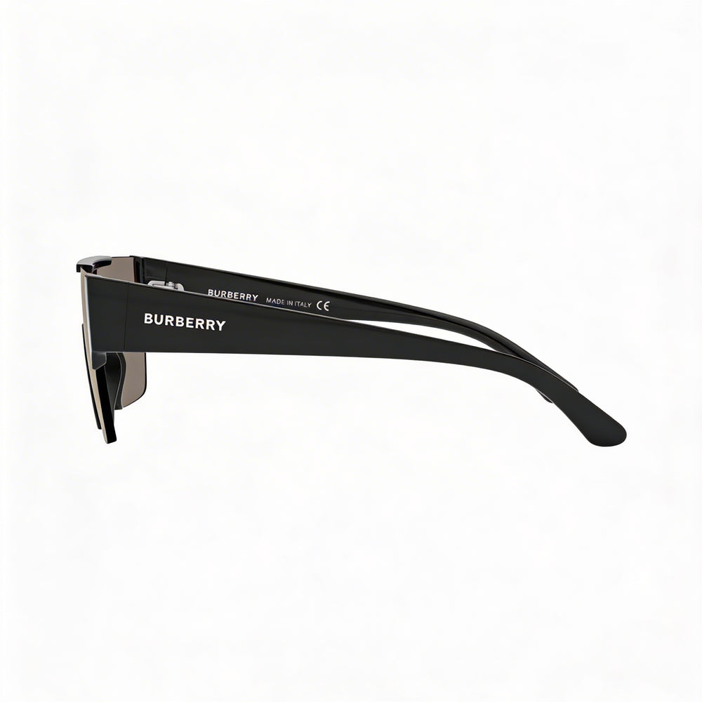 Burberry BE4291 Unisex Black Plastic Lightweight Frame Gold Mirror UV Protection Sunglasses 38-138-140
