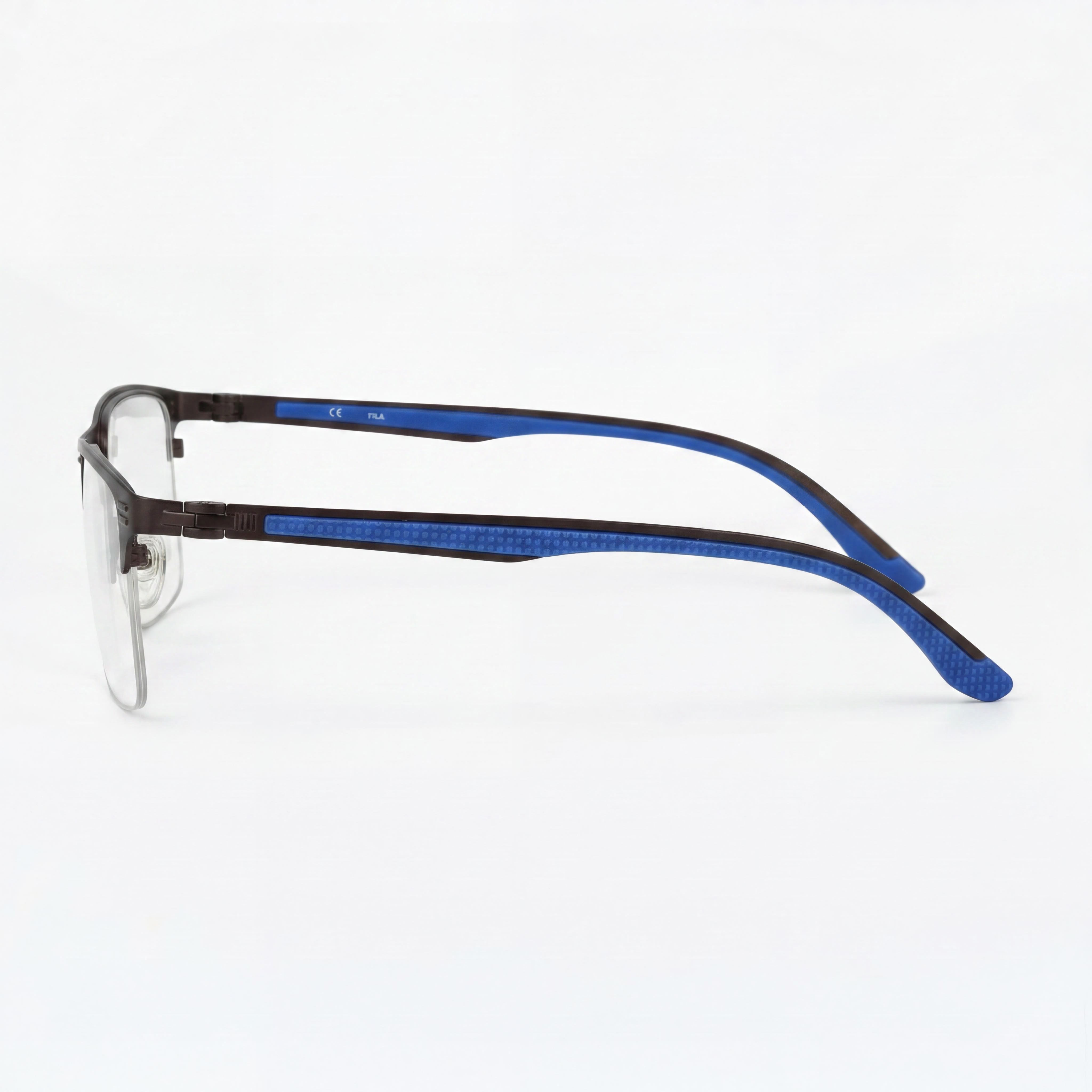 Gafas Fila VFI030 Unisex de Metal de Media Montura Color Gunmetal Mate 53mm, Photo 2