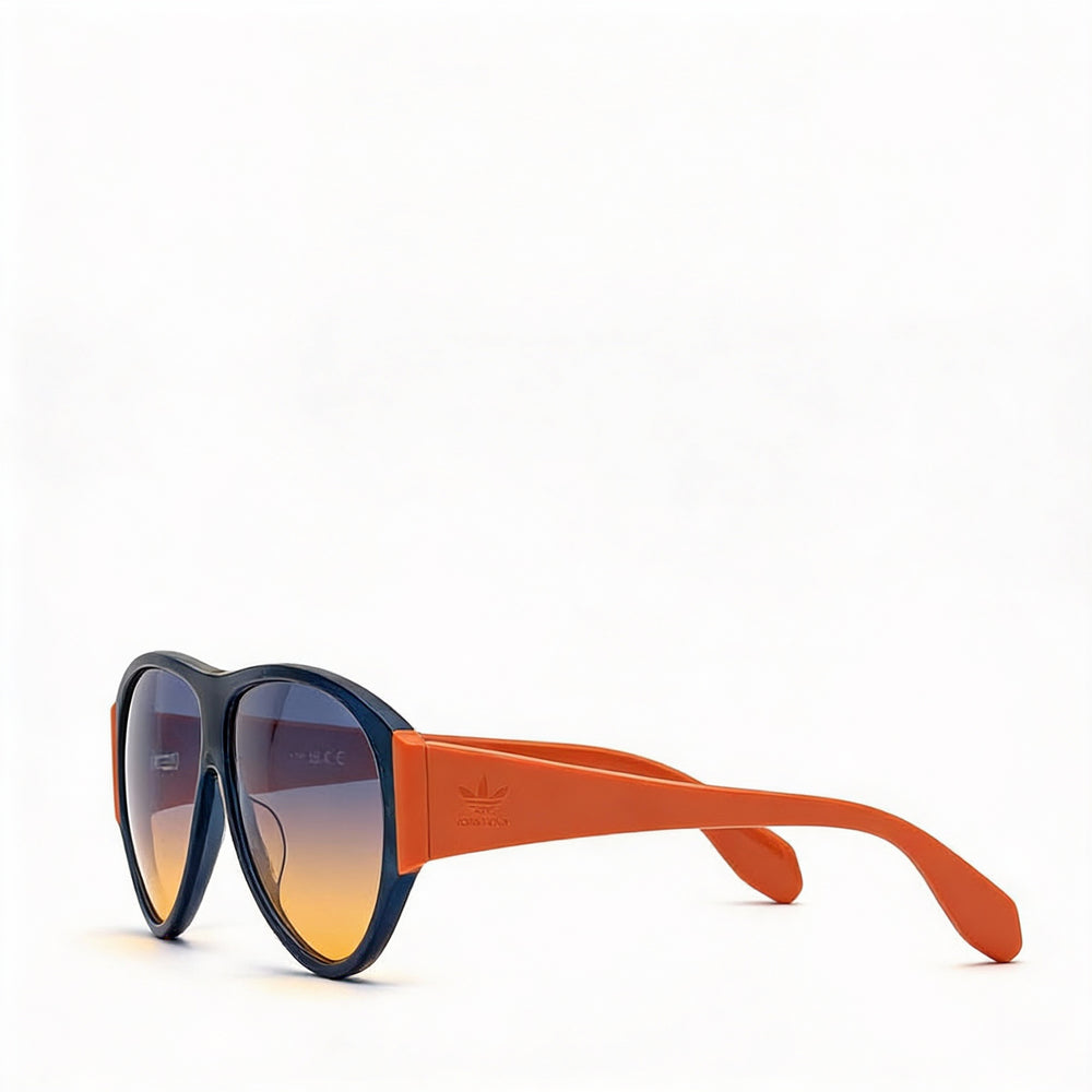 Gafas de sol estilo piloto de acetato para mujer adidas Originals Contemporaneo con montura Arancione azul y lentes Arancione Sfumato azul de 59 mm