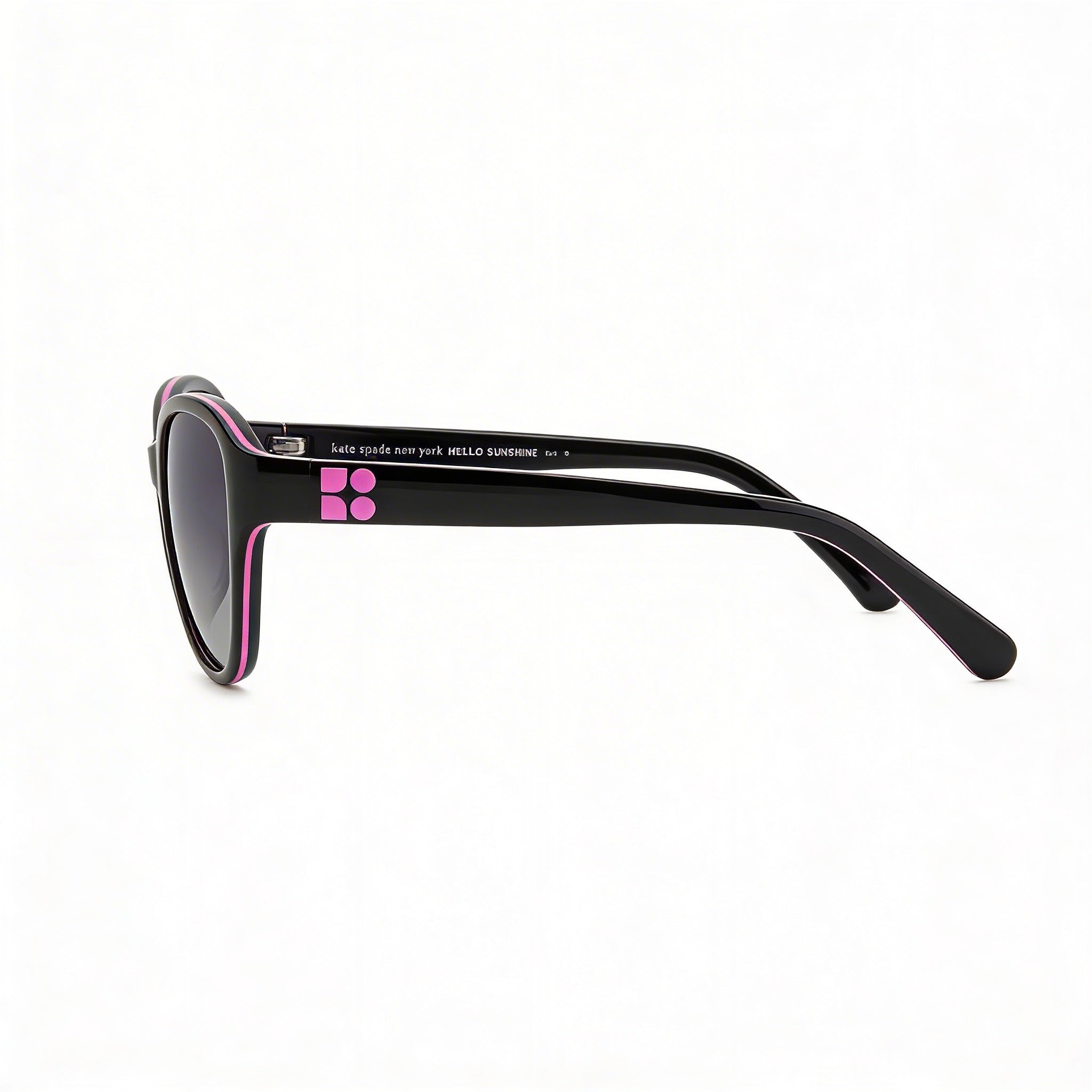 Gafas de sol Kate Spade New York Casual para mujer, de acetato ecológico negro y gris, con montura de 56 mm, Photo 2