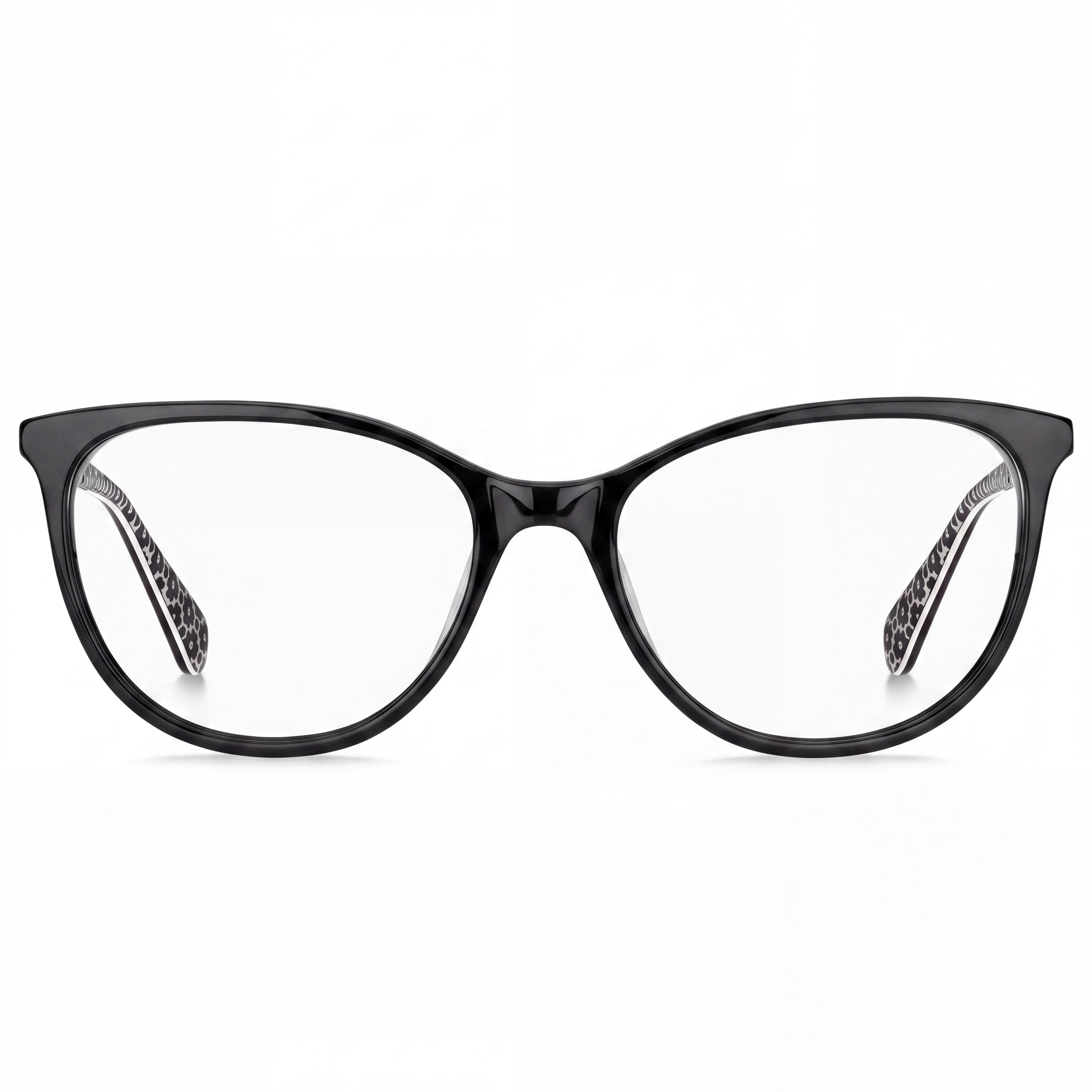 kate spade new york 103511 Kimberlee Women's Square Full Rim Black Gold Plastic Flex Hinge Optical Eyeglasses 52mm, Photo 2