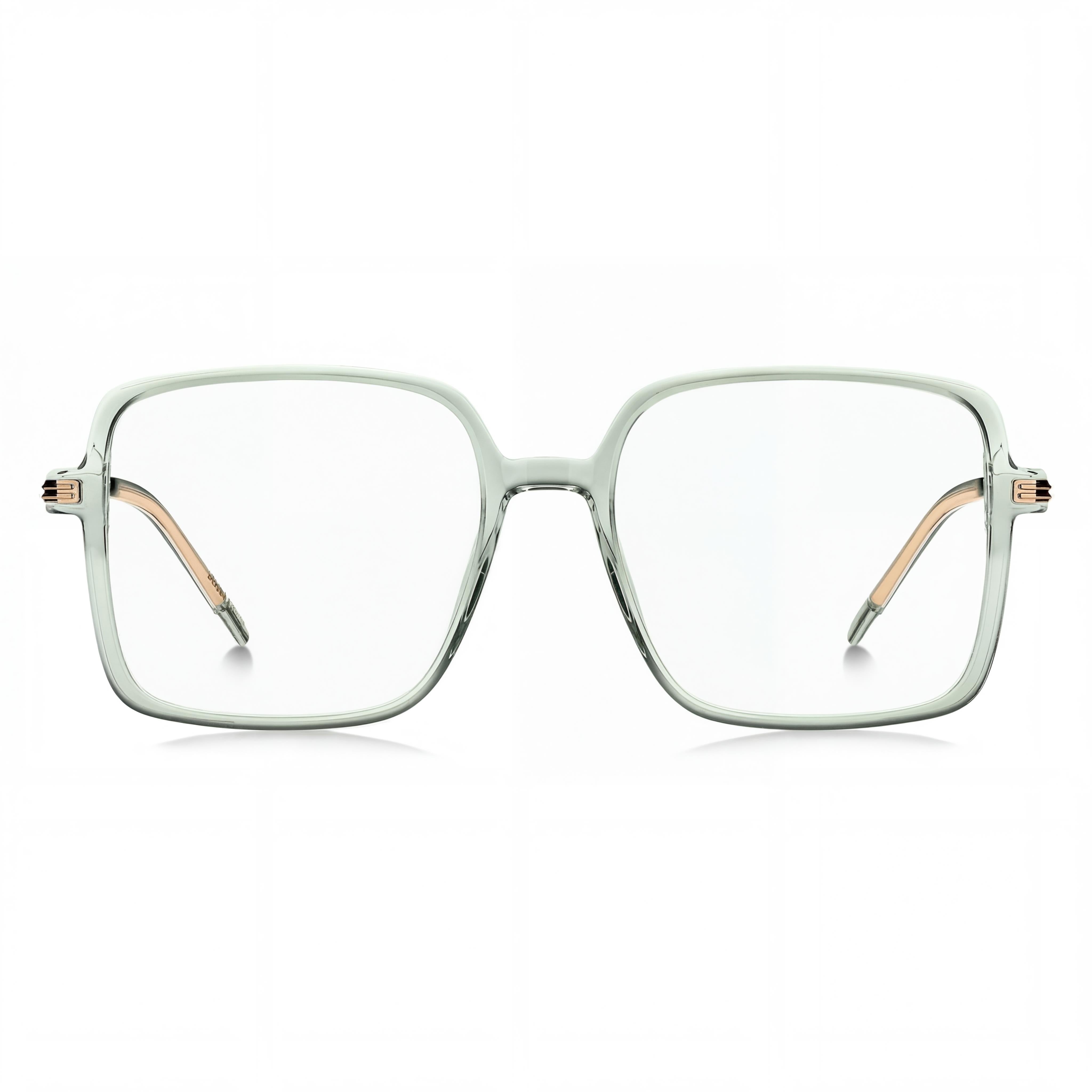 Hugo Boss Modern Women's Metal Frame Optical Eyeglasses in Aqua Color, Lens Width 54mm, Bridge 17mm, Temple 140mm, Photo 2