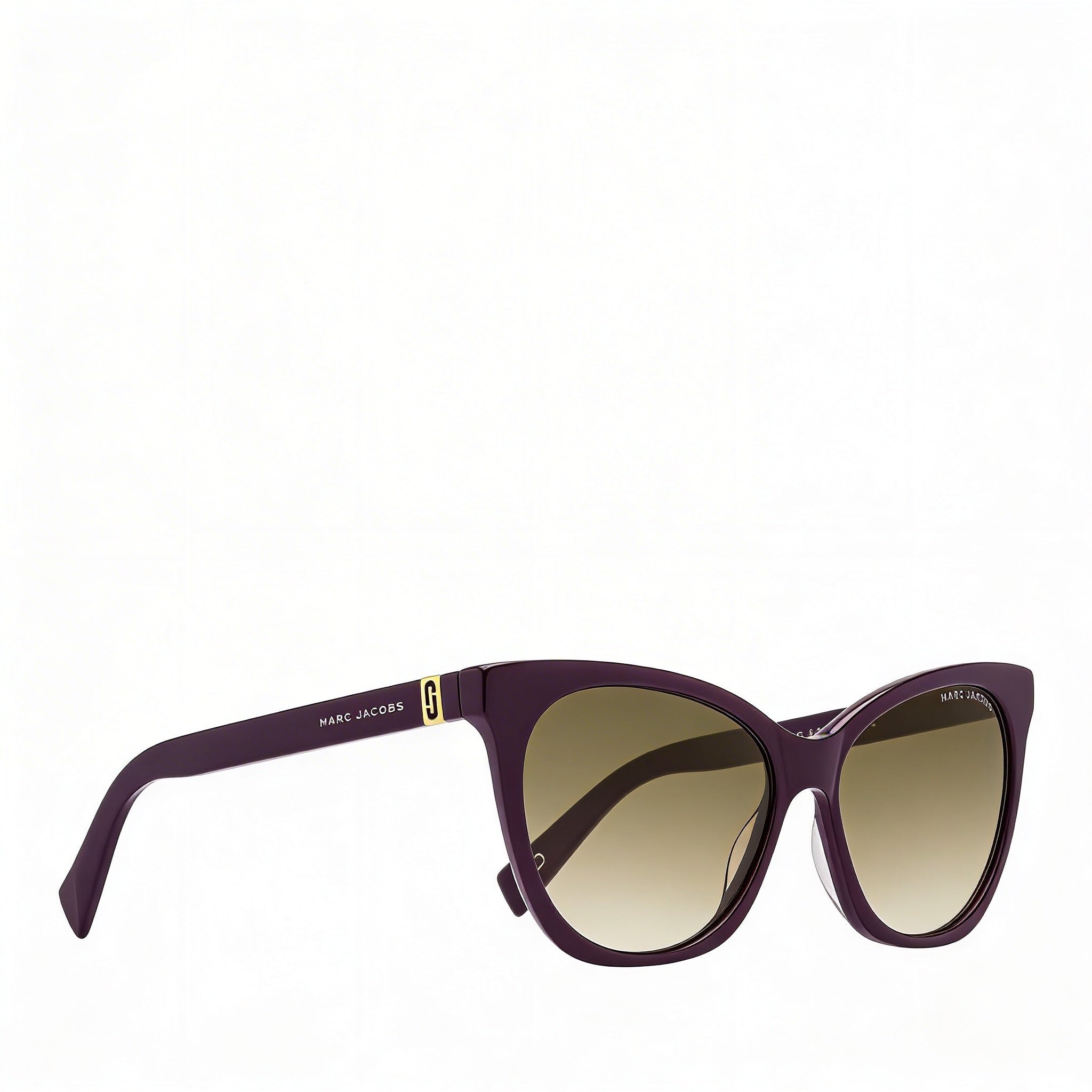 Gafas de sol Marc Jacobs Marc 336/S de plástico para mujer, estilo ojos de gato, degradado marrón ciruela, protección UV, no polarizadas, 56 mm, Photo 3