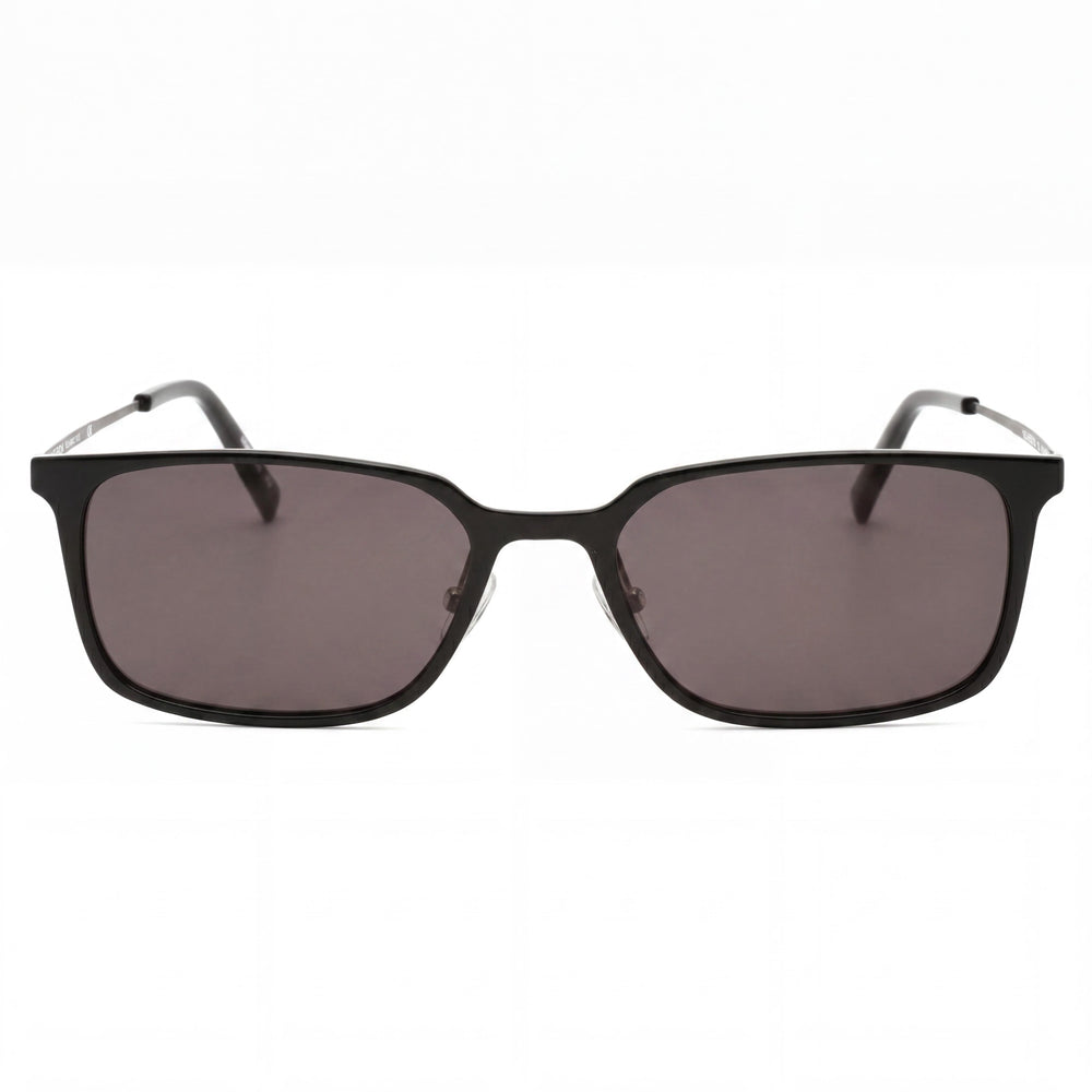 Flexon Ep8003 Unisex Black Acetate Frame Polarized Polycarbonate Lenses Sunglasses 55mm Lens Width, 18mm Bridge, 145mm Temple