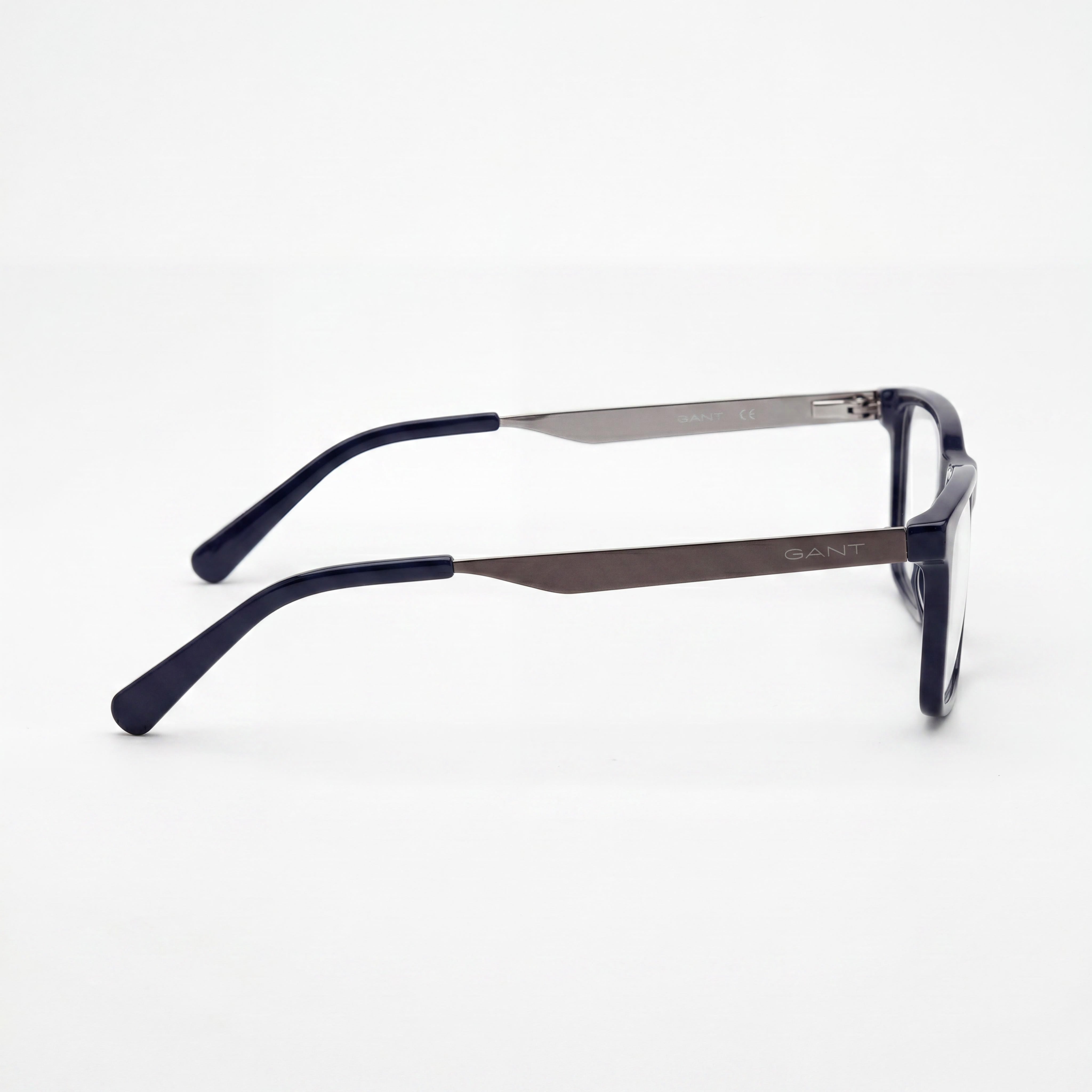 GANT Classic Men's Sunglasses with Shiny Blue Plastic Frame and Polycarbonate Lenses, 54mm Lens Width, Photo 2