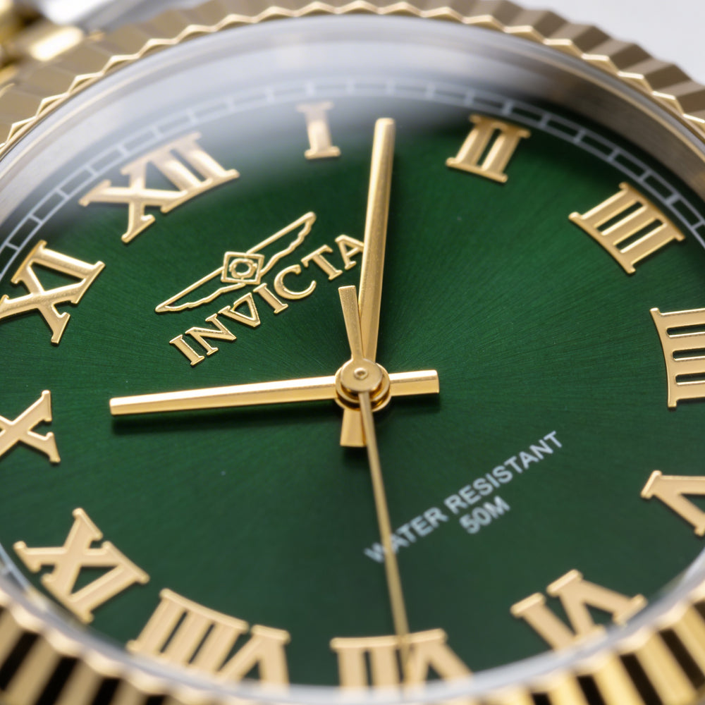 Invicta Specialty 47415 Women's Green Dial Stainless Steel Bracelet Watch, Quartz Movement, 36mm Case