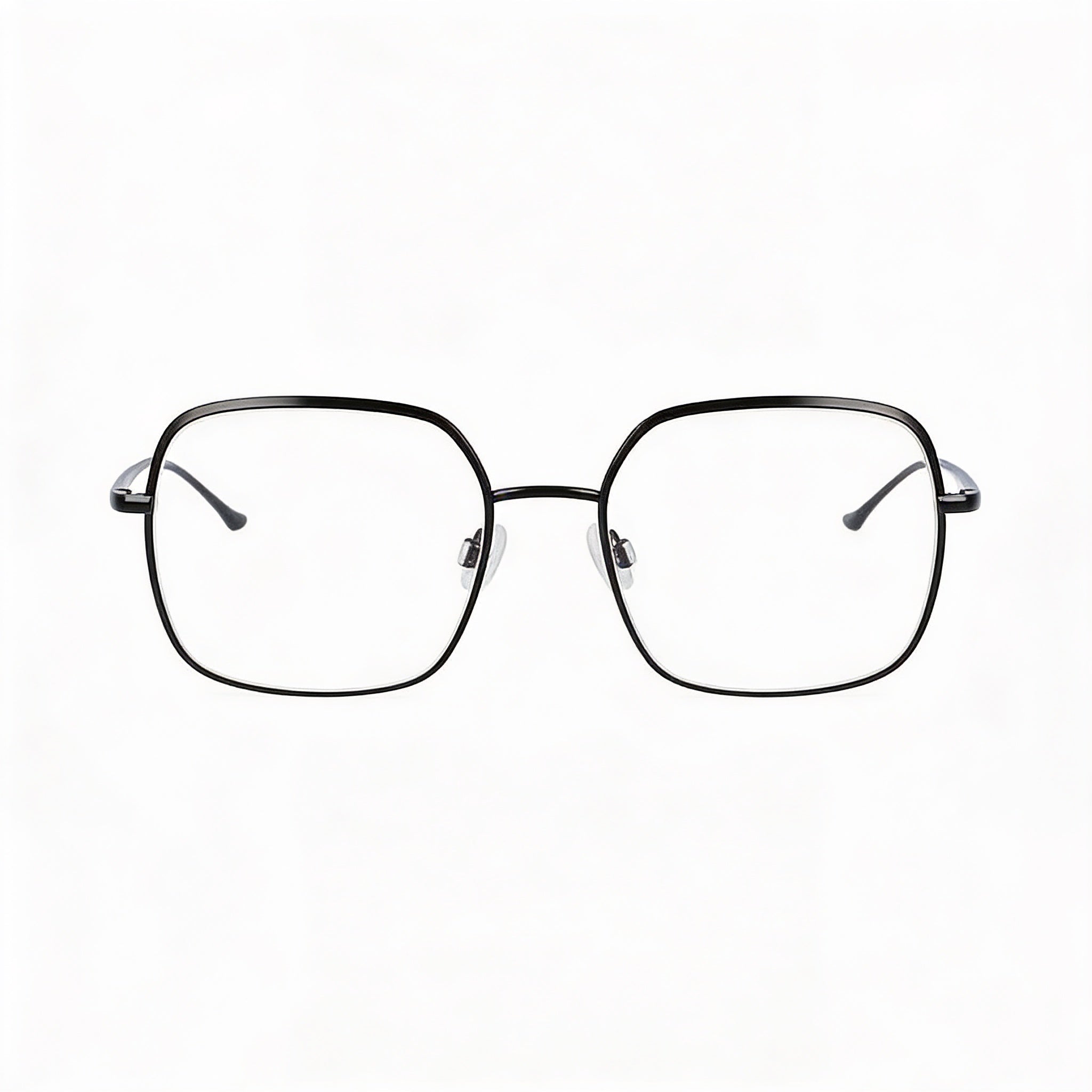 Gafas unisex Donna Karan DO1003 con montura metálica negra y lentes transparentes personalizables (talla 52-52-140), Photo 3