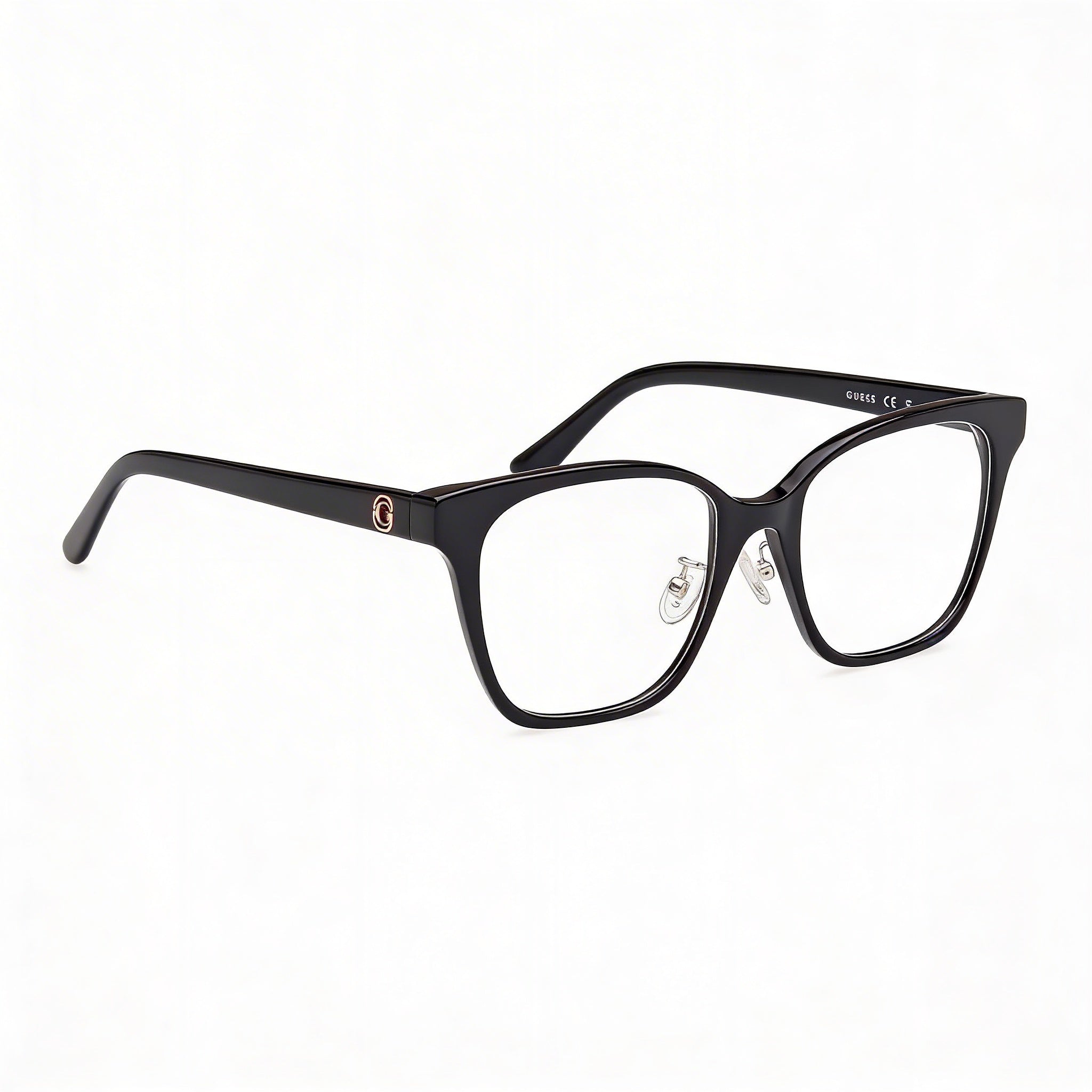 Gafas GUESS Gu50153-d para hombre con montura de plástico negra y lentes de policarbonato 53/18/145, Photo 3