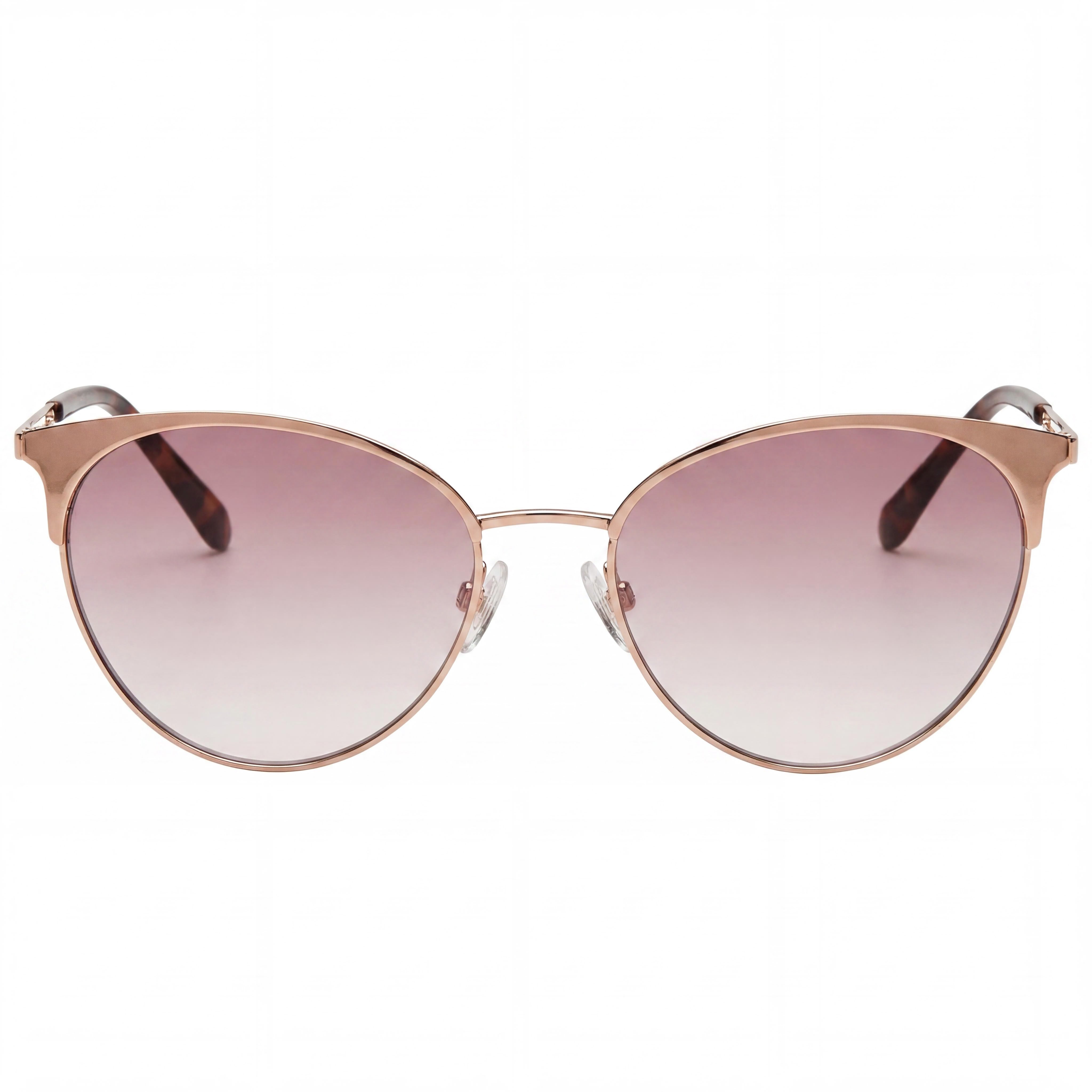 Fossil Casual Unisex Stainless Steel Rosegold Sunglasses 55mm, Photo 2