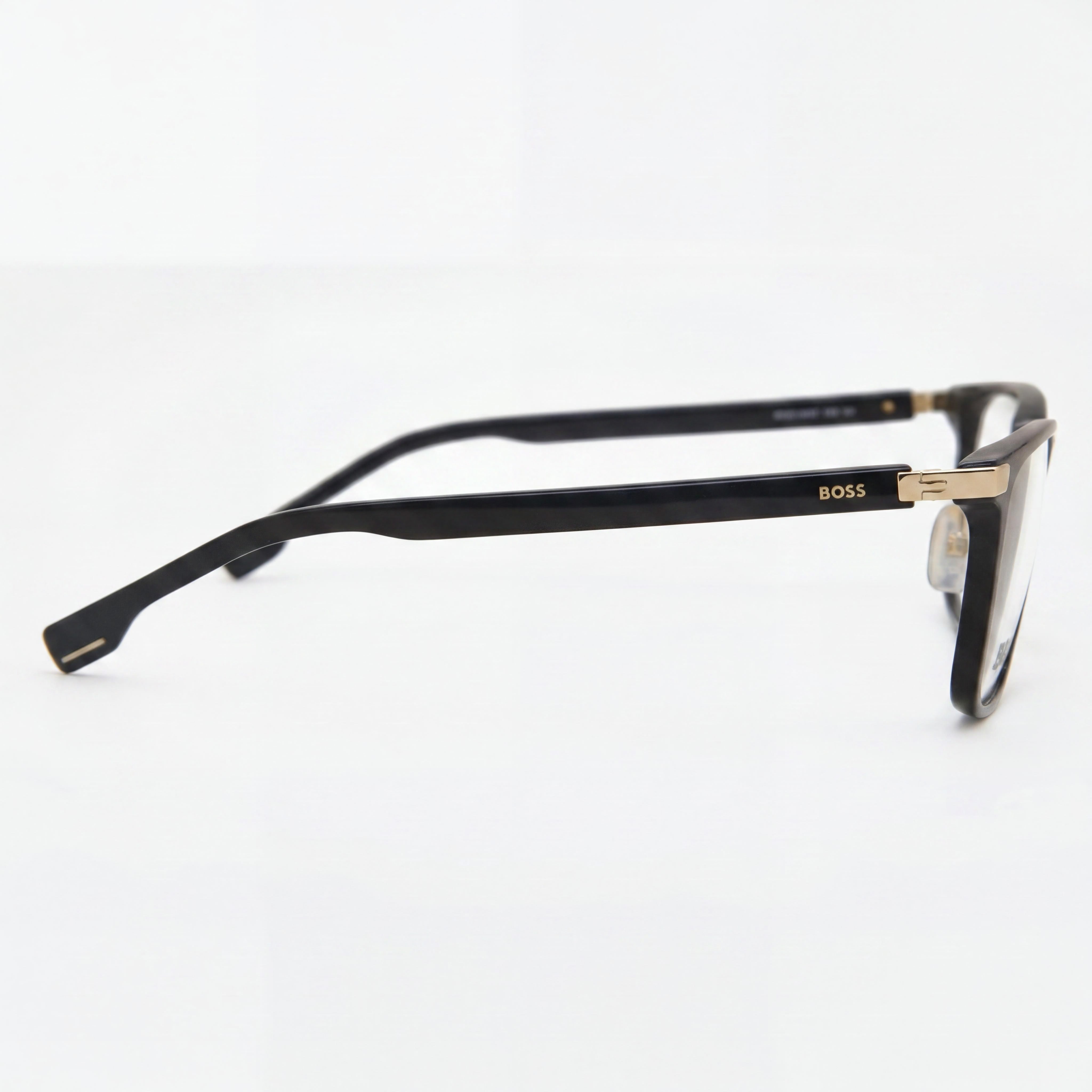 BOSS Audio Systems Boss 1408/F Unisex Black Gold Acetate Eyeglasses 54-19-145, Photo 2