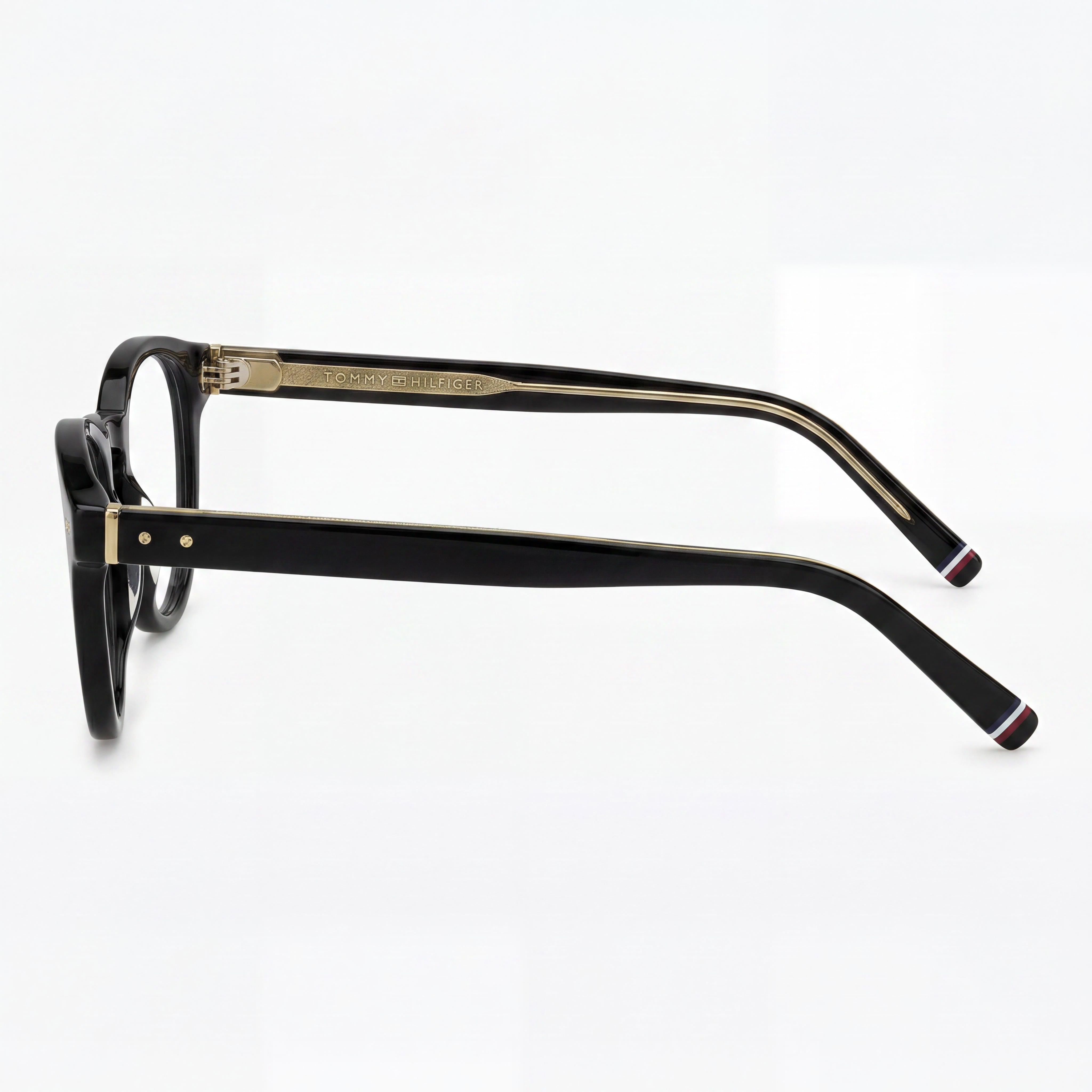 Tommy Hilfiger 107016 Slim Acetate Men’s Eyeglasses, Lens Width 50mm, Bridge Width 21mm, Temple Length 150mm, Photo 2