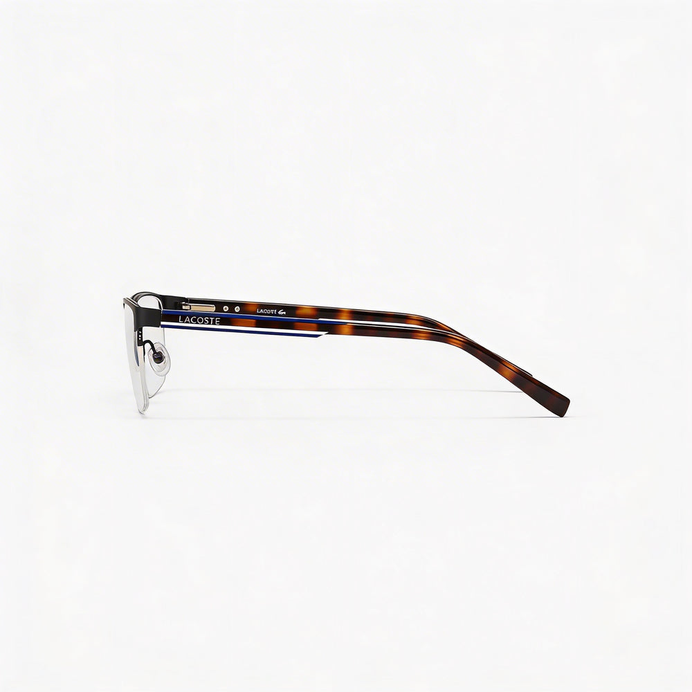 Lacoste CASUAL Unisex Acetate Frame Polycarbonate Semimatte Brown Sunglasses 55-19-145mm