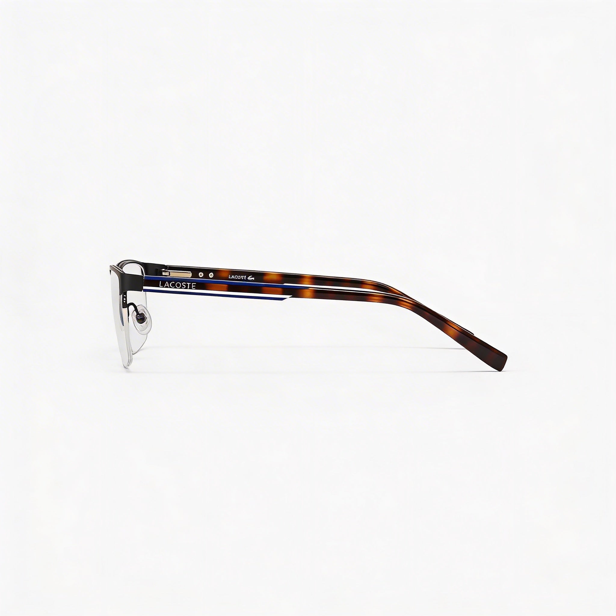 Gafas de sol Lacoste CASUAL unisex con montura de acetato, lentes de policarbonato semimate marrón 55-19-145 mm, Photo 2