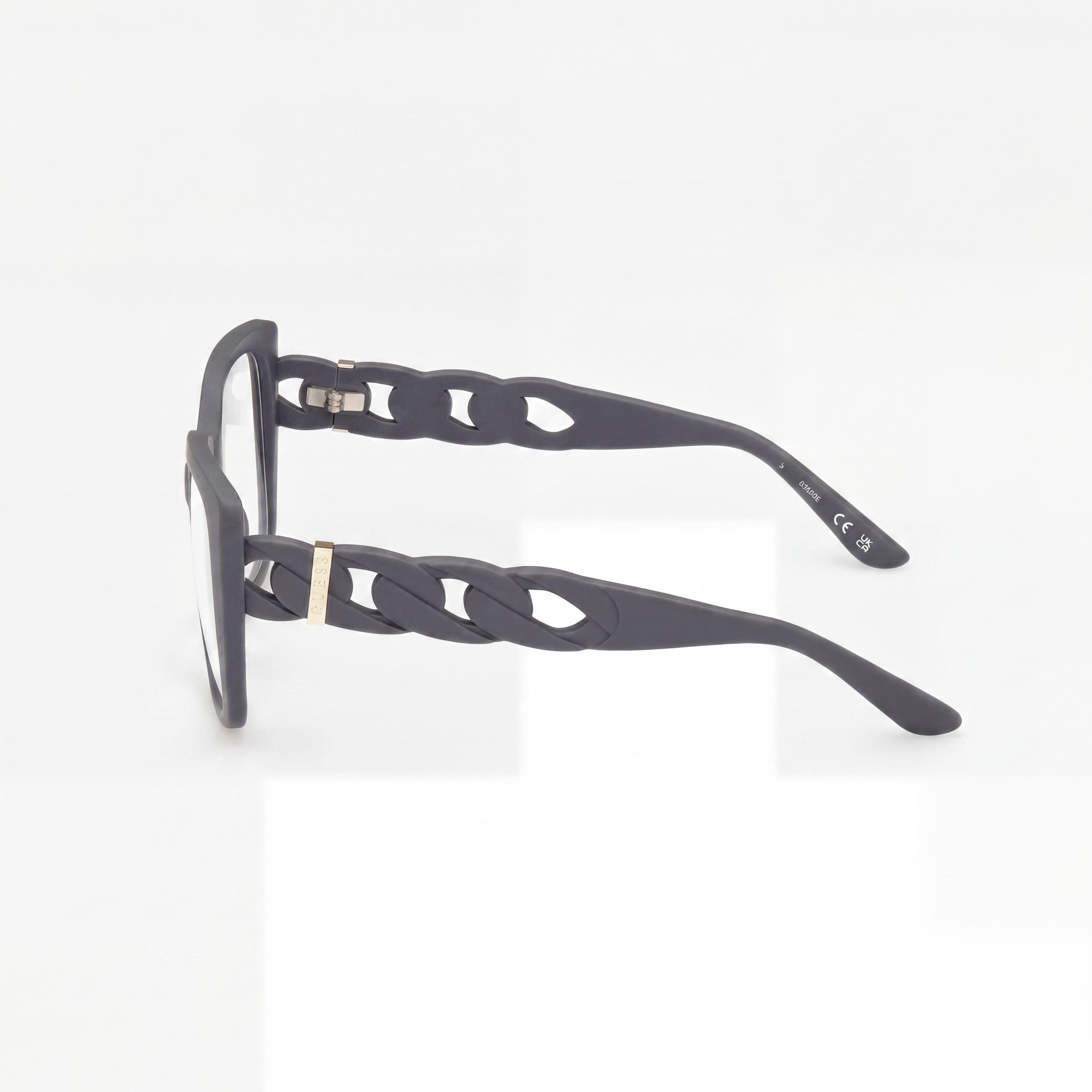 GUESS Gu50118 Women's Matte Grey Eyeglasses with 52mm Lens Width, 21mm Bridge Width, and 135mm Temple Length, Photo 2