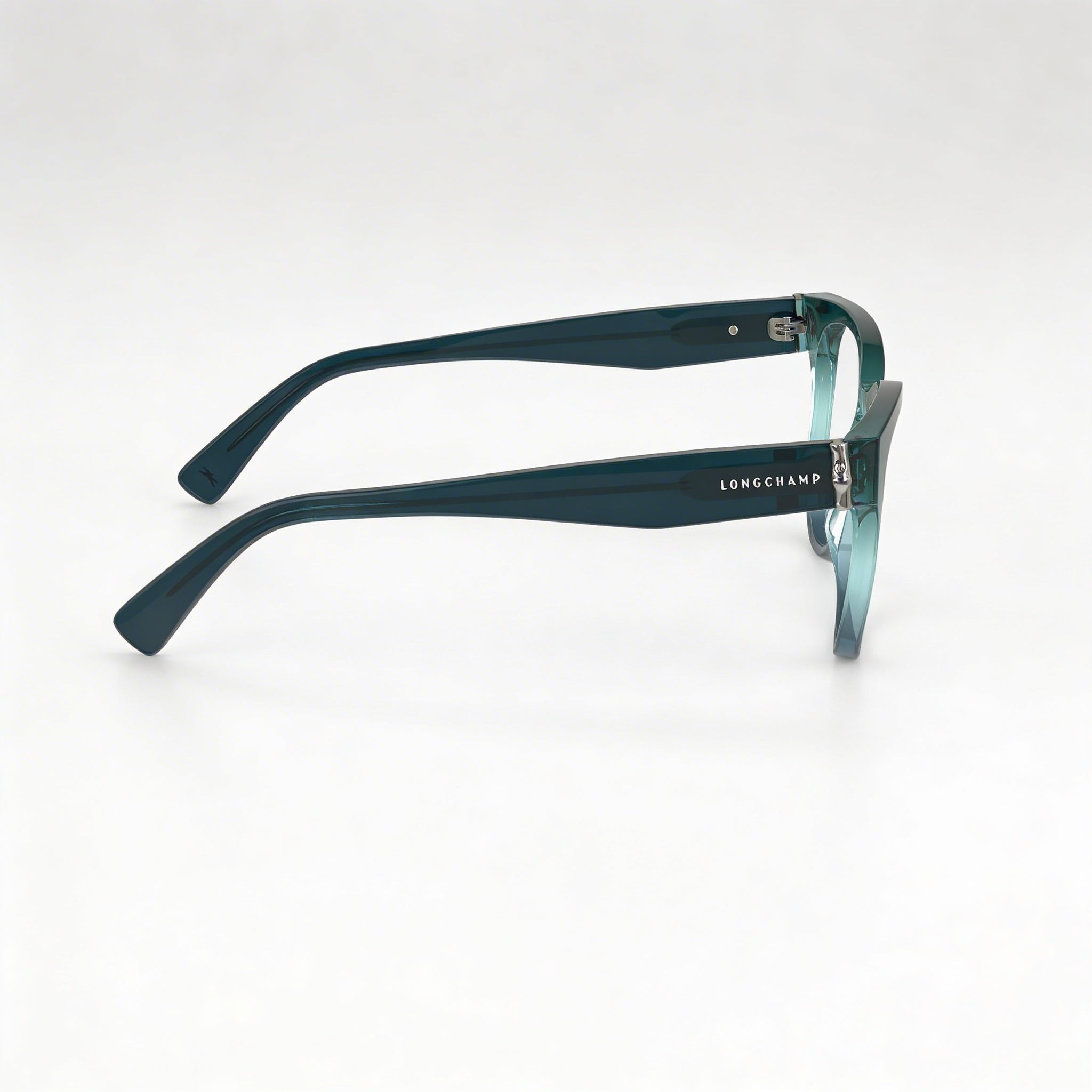 Gafas de sol de hombre modernas Longchamp con montura de acetato y lentes de gasolina degradadas no polarizadas de 52 mm, Photo 3