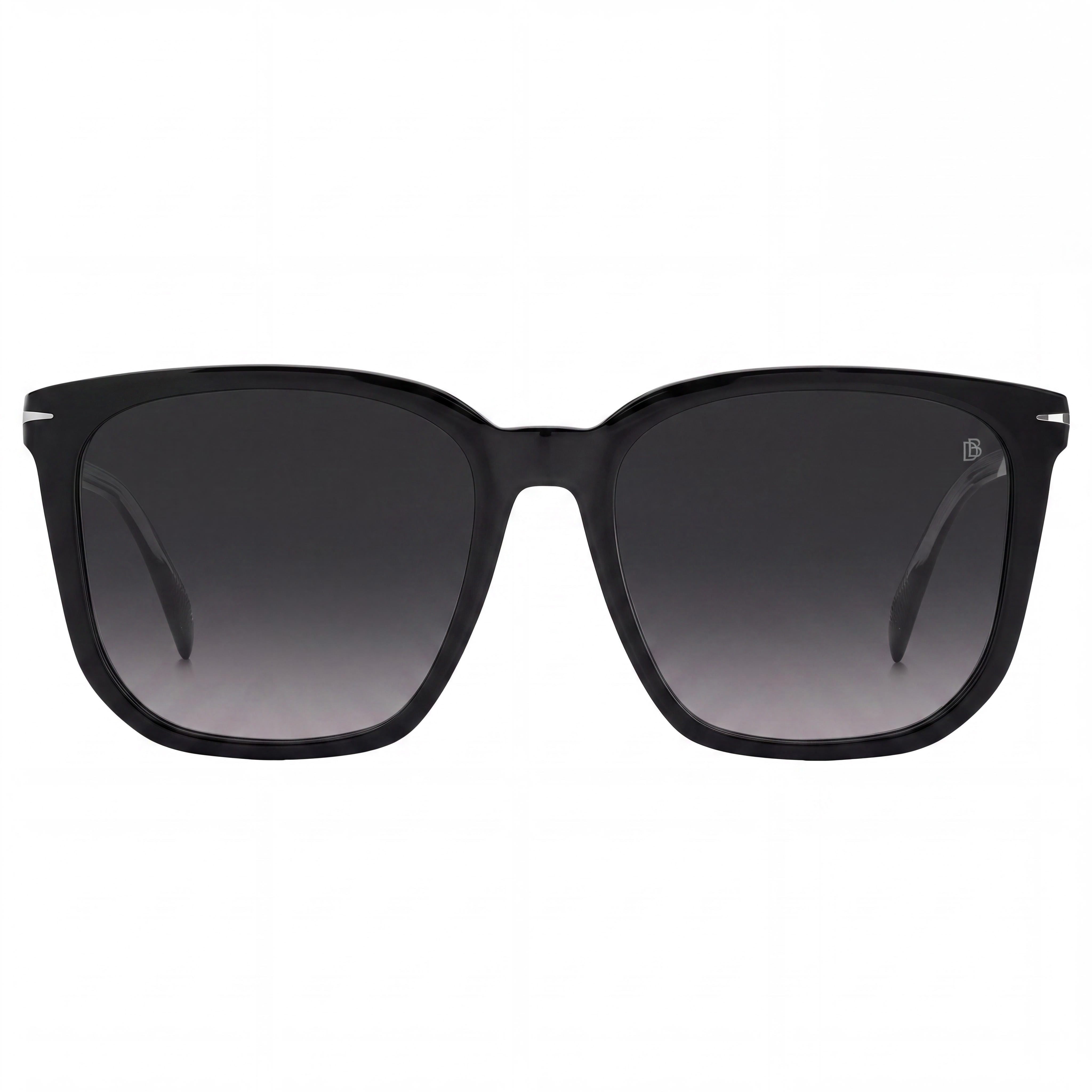 David Beckham Db 1071/F/S Men's Black Acetate Rectangular UV Protected Sunglasses 57mm, Photo 2
